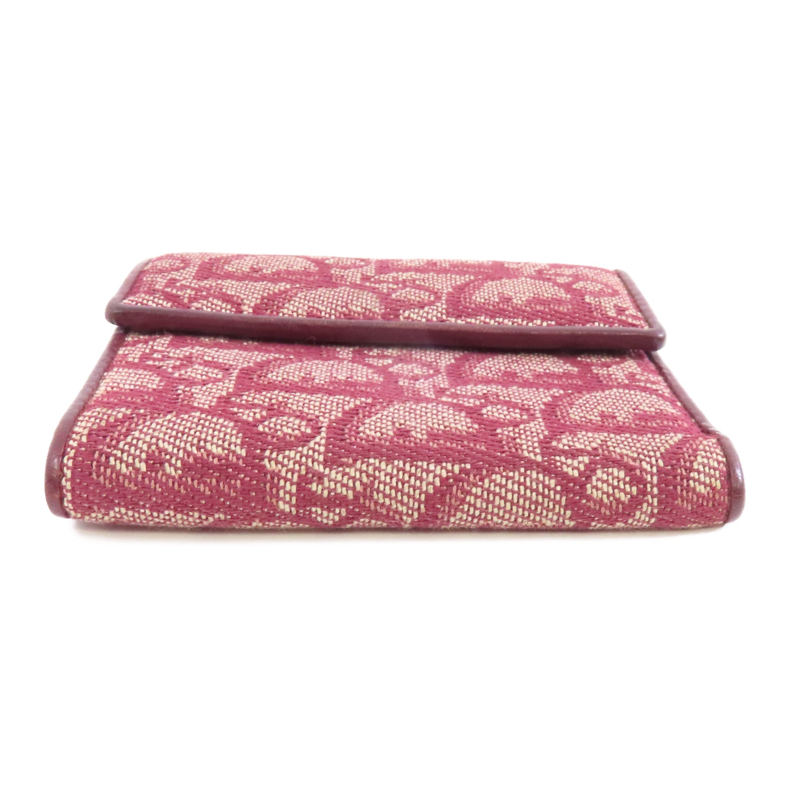 Dior 帆布Wallet金扣錢包紅色