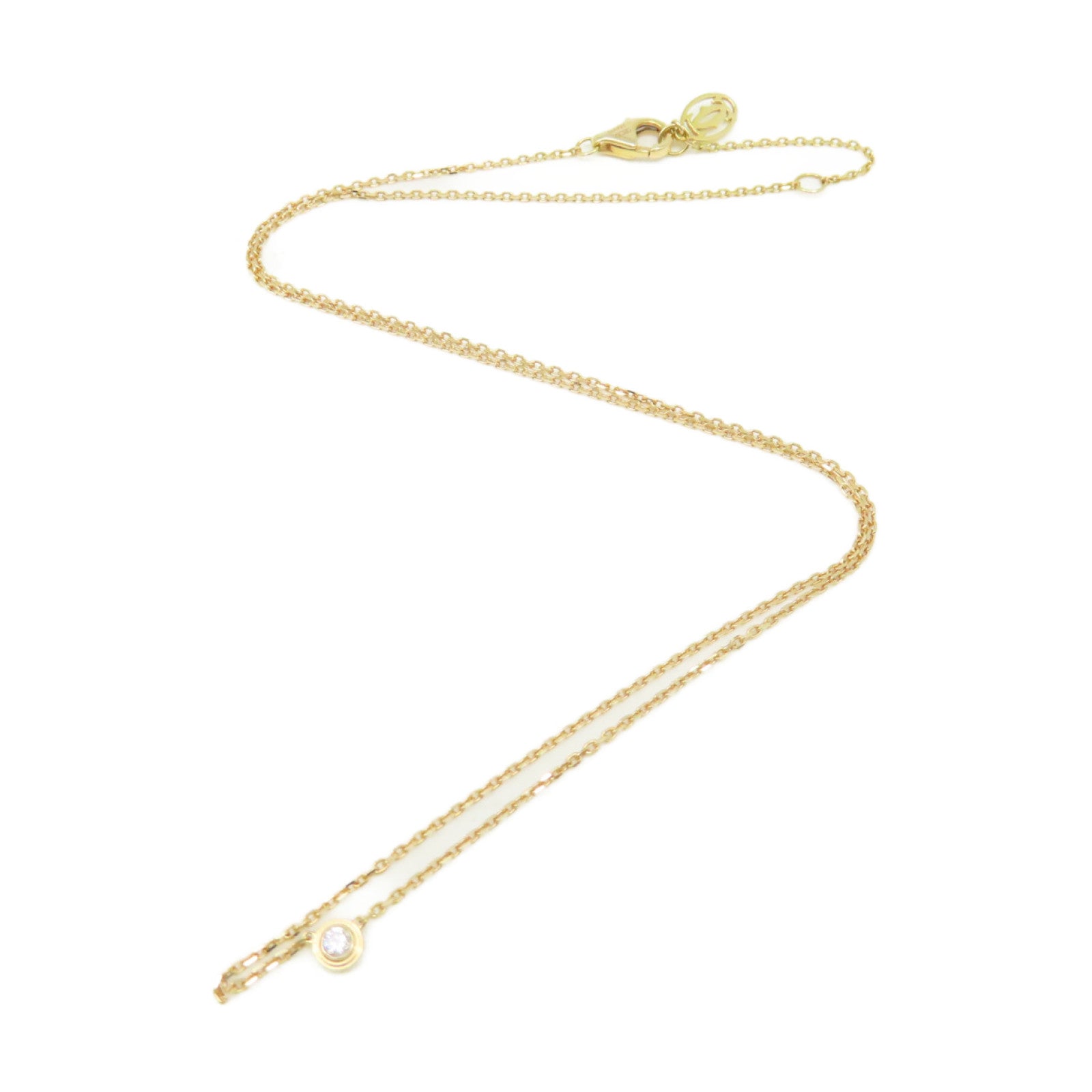 CARTIER 【激減優惠】18K玫瑰金/鑽石d'Amour Necklace XS項鏈