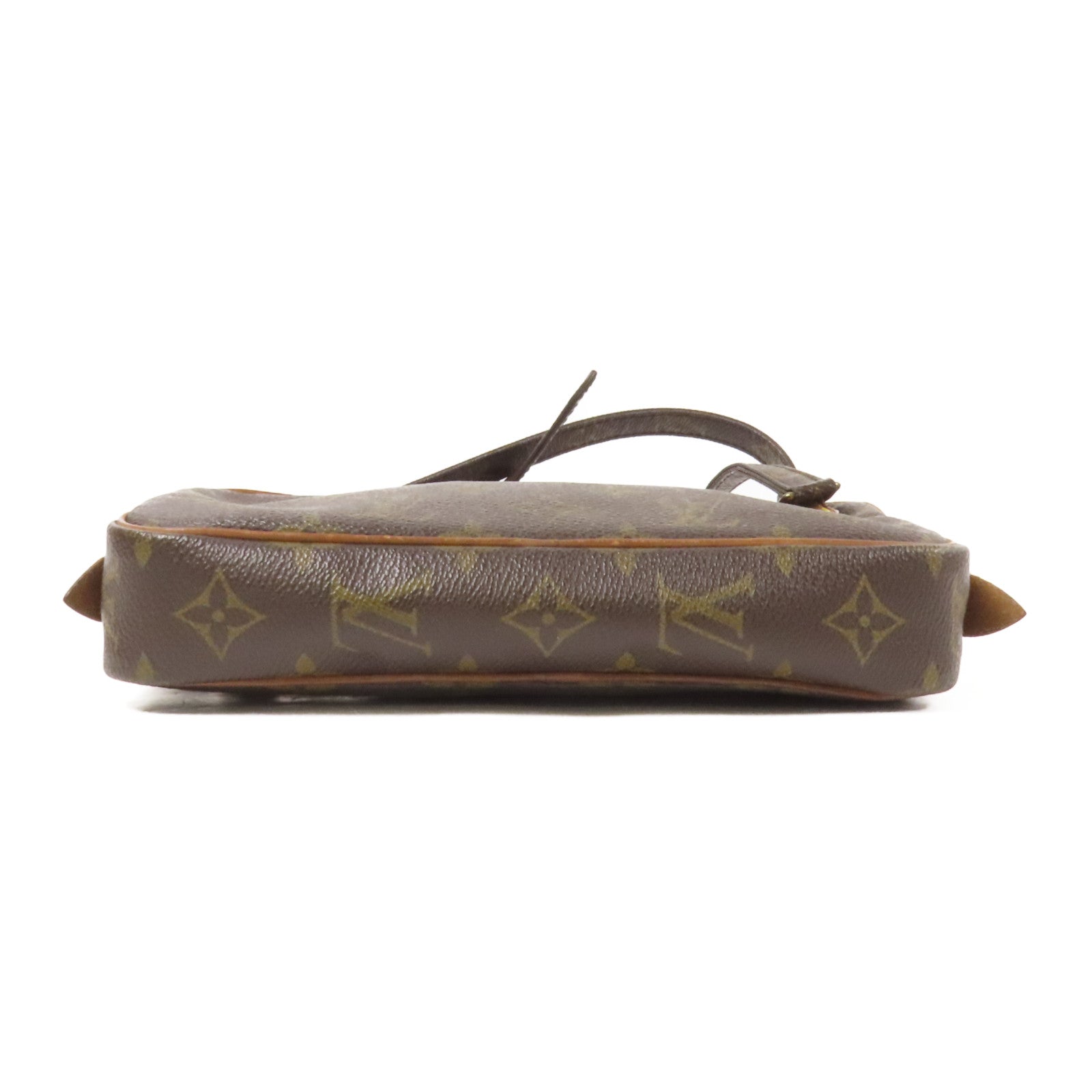 LOUIS VUITTON Monogram Marly Bandouliere金扣肩背袋棕色