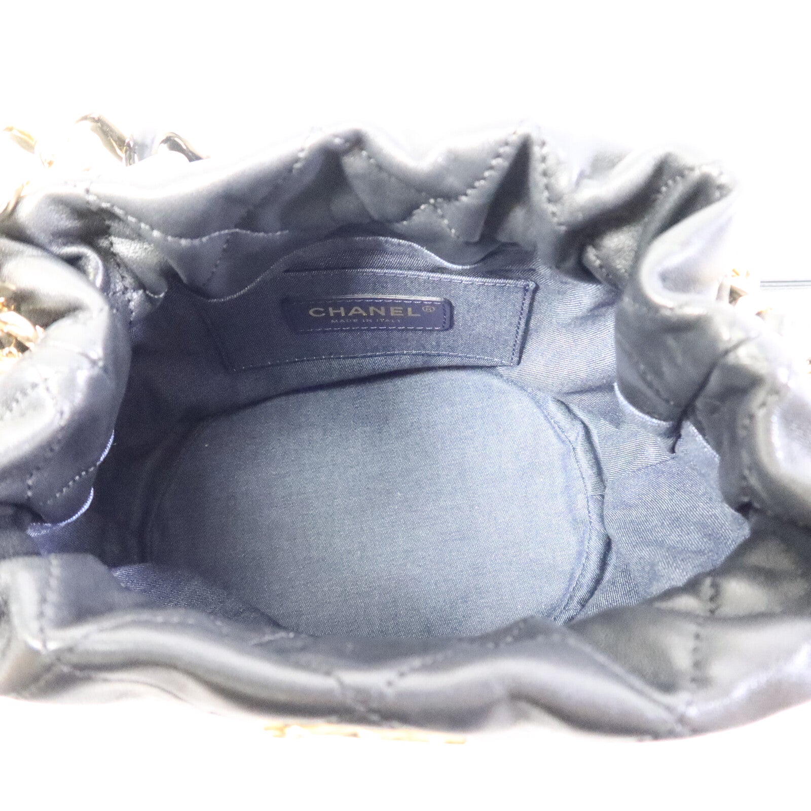 CHANEL 【激減優惠】羊皮皮革Bucket Bag手挽肩背兩用袋