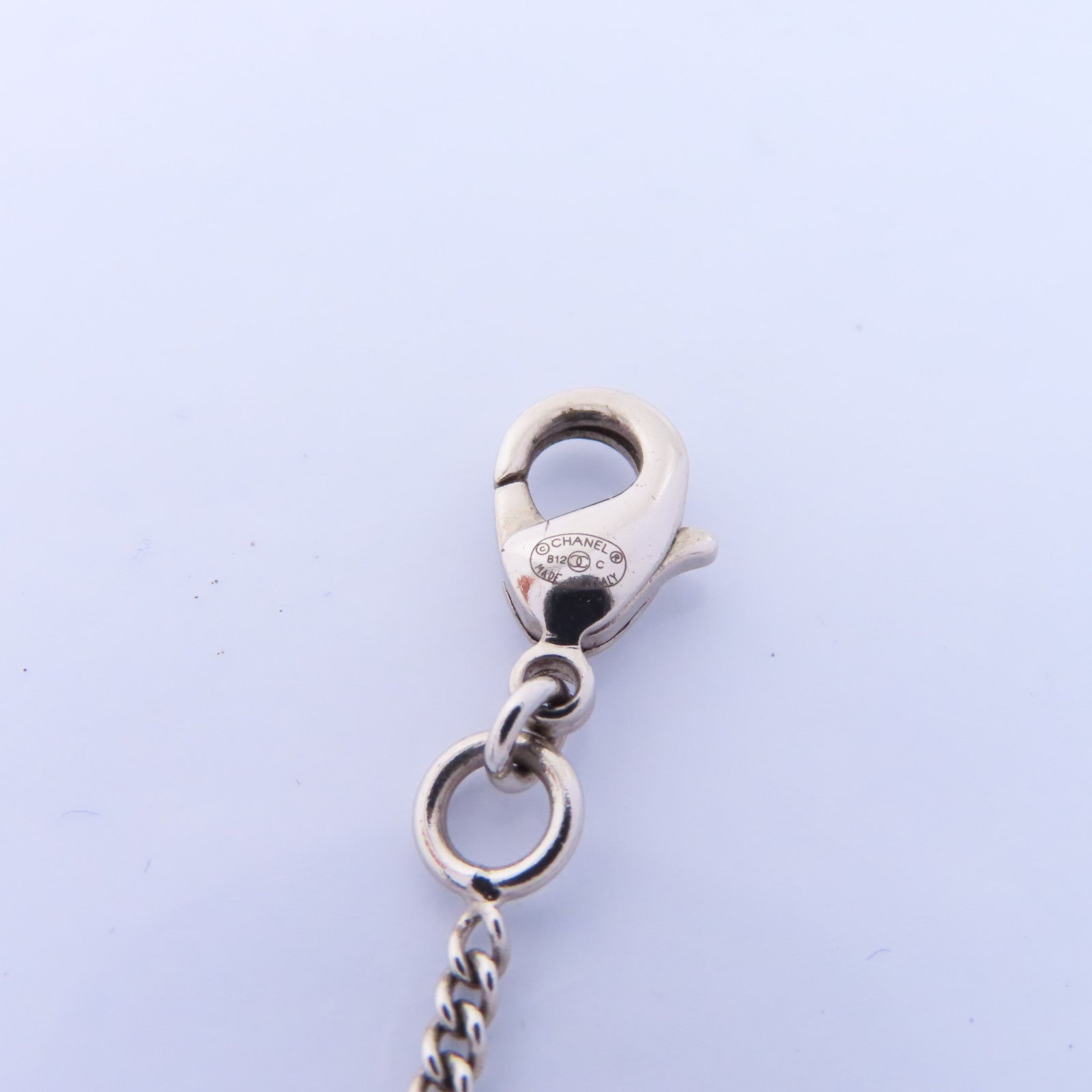 CHANEL PVC/金屬Necklace項鍊透明/銀色