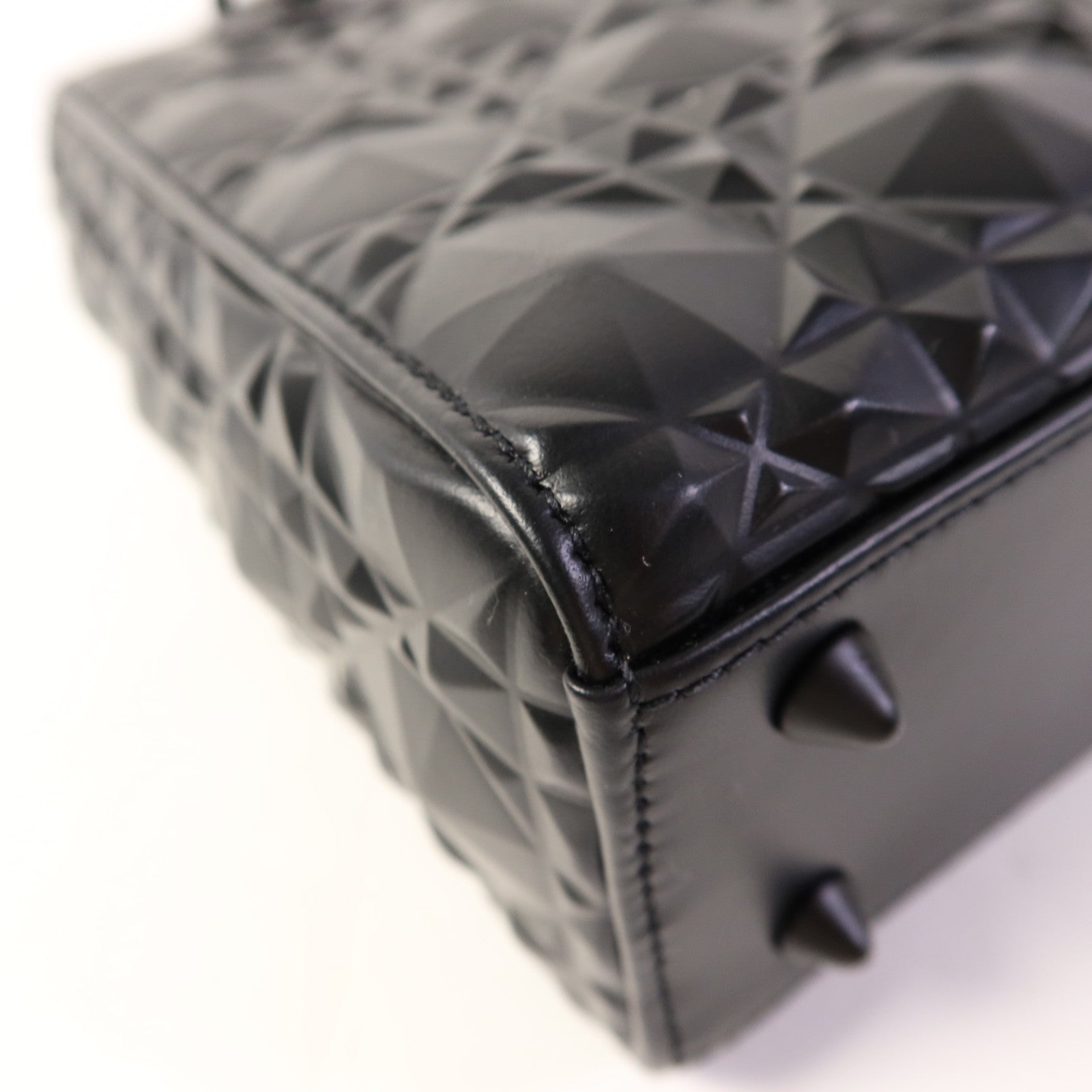 Dior 牛皮皮革Lady Dior手挽肩背兩用袋