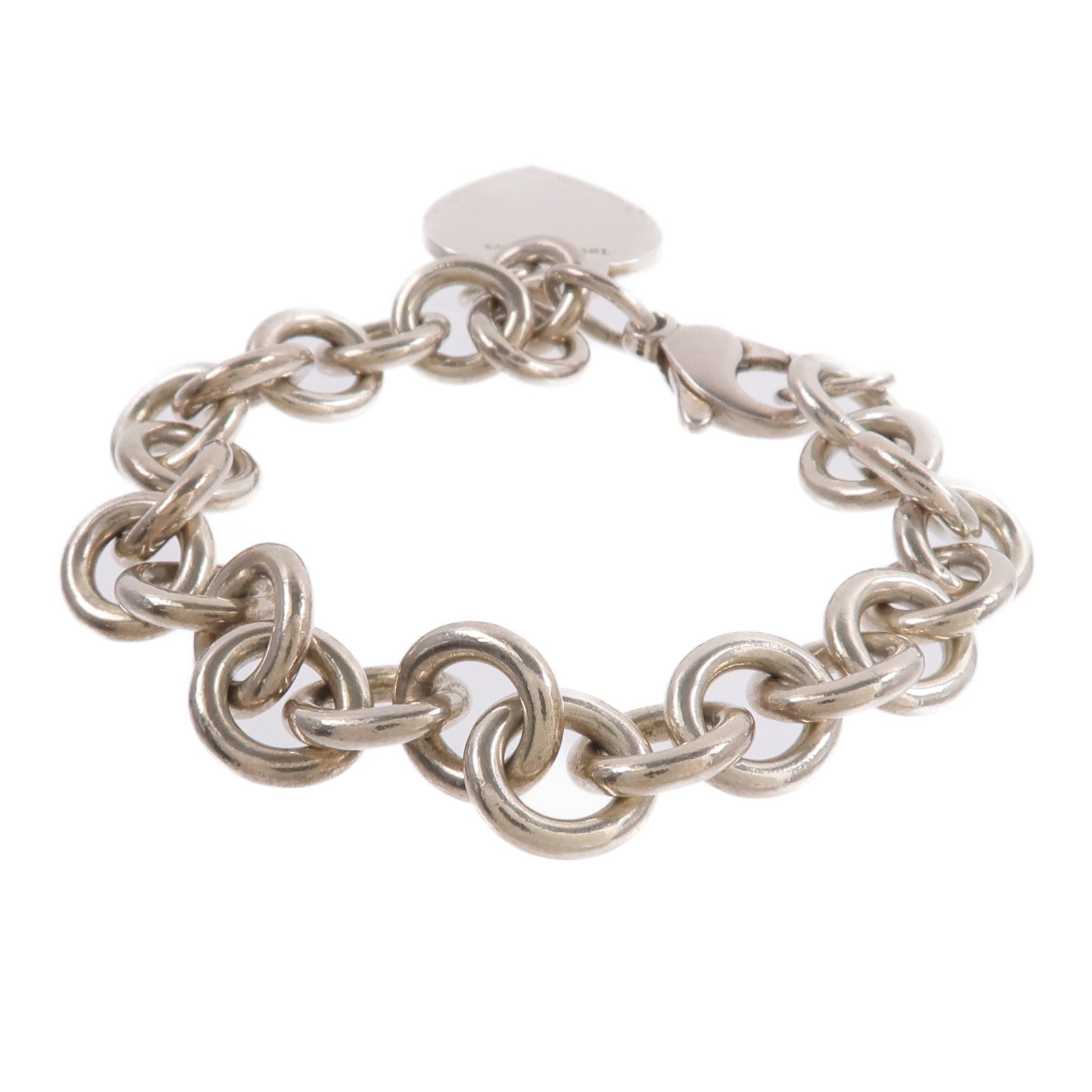 TIFFANY＆CO 925純銀Return To Tiffany Heart Tag Bracelet手鏈