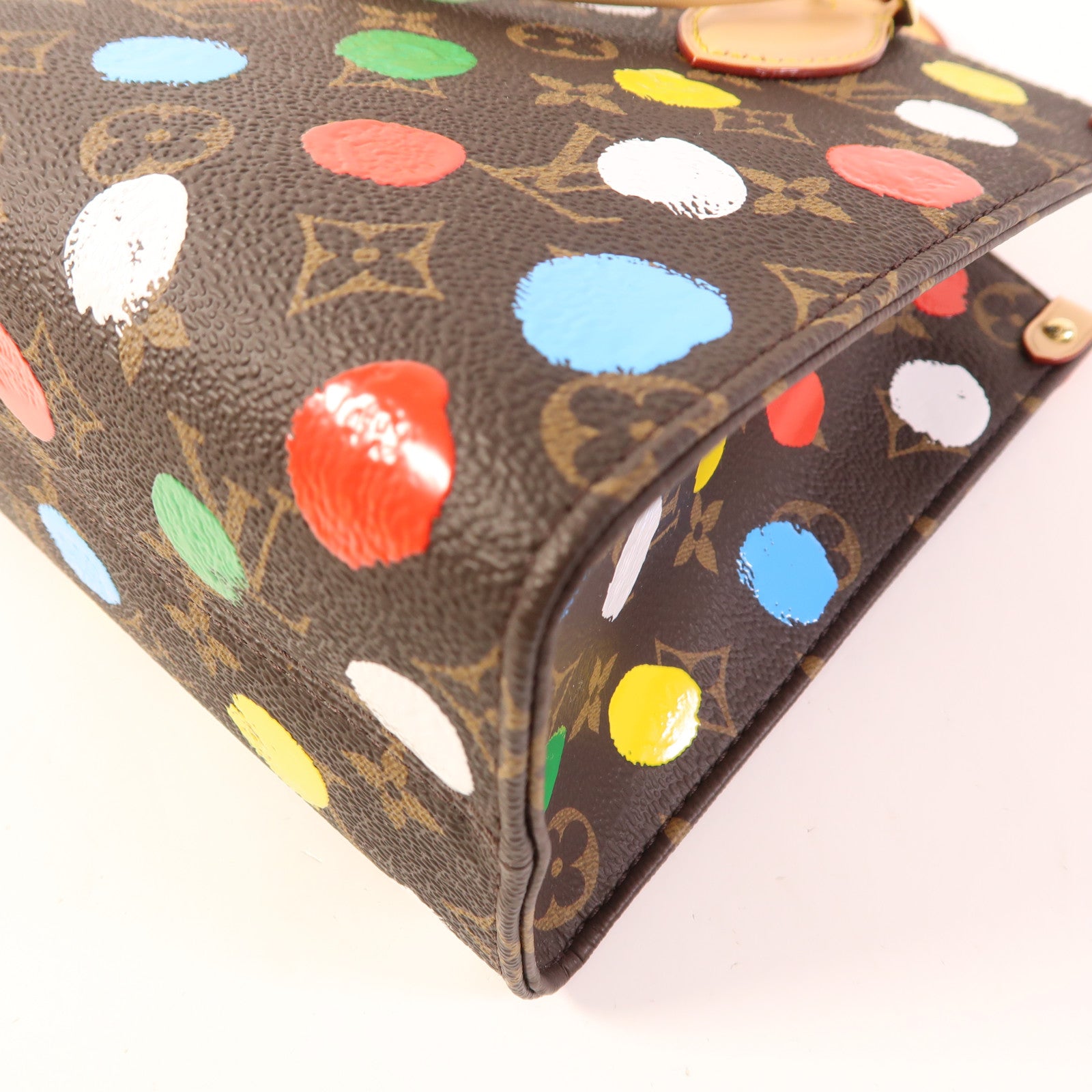 LOUIS VUITTON Monogram LV x YK On The Go金扣手挽肩背兩用袋