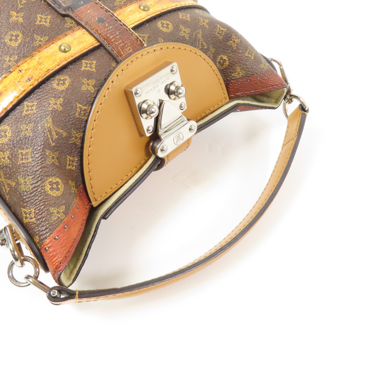 LOUIS VUITTON Monogram Duffle 2018銀扣肩背袋