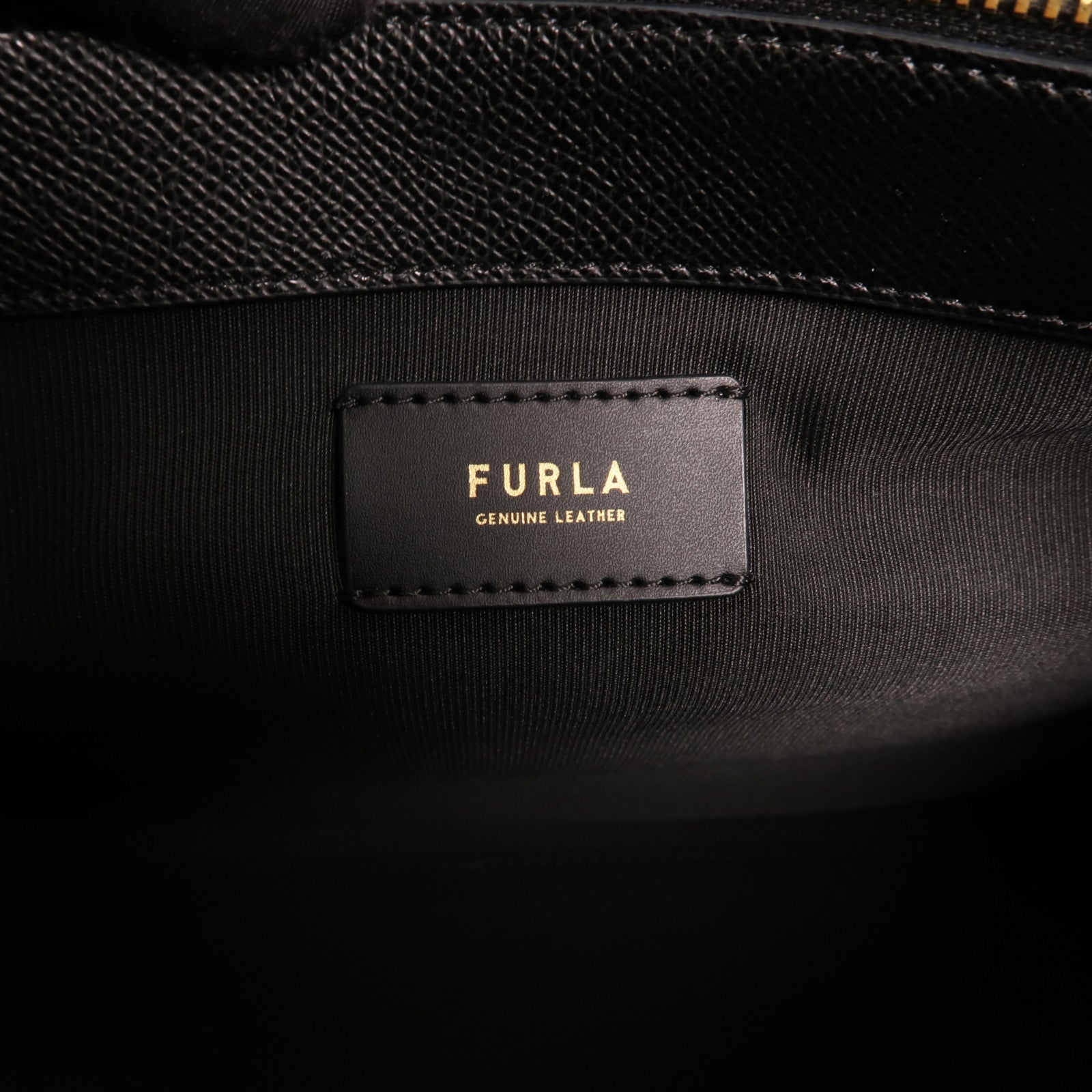 Furla 牛皮皮革Tote Bag金扣手挽袋