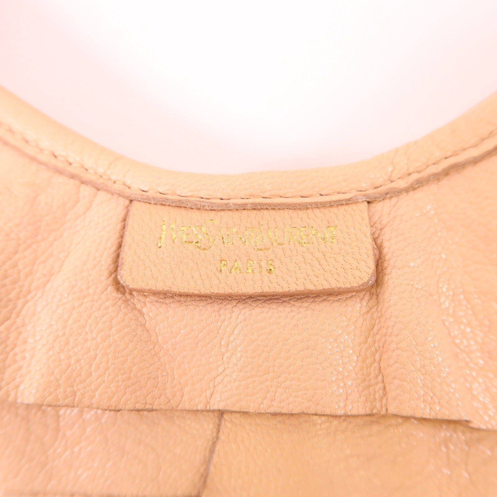 YVES SAINT LAURENT 皮革Saint Tropez Bag金扣手挽袋