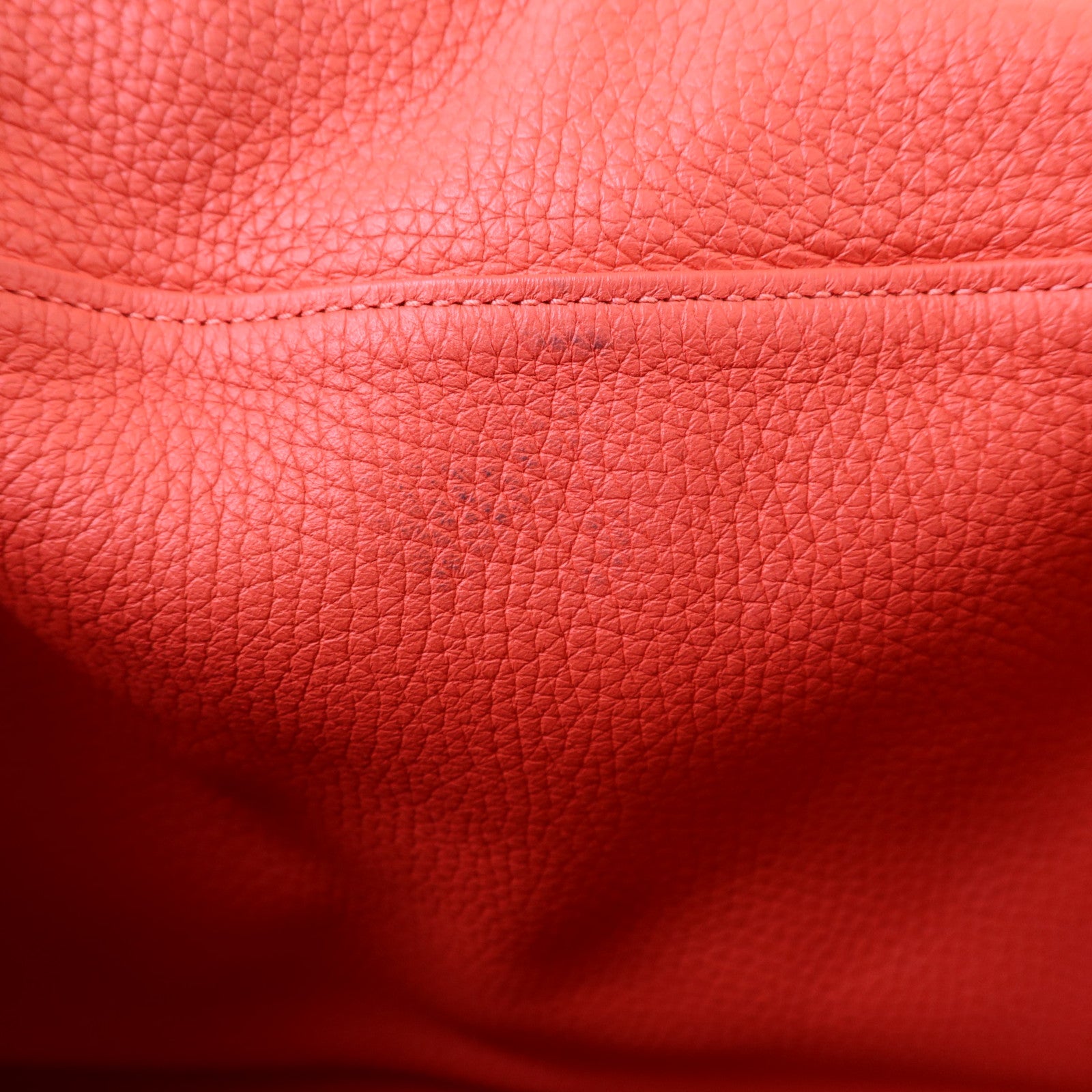 HERMES Clemence皮革Lindy 30銀扣手挽肩背兩用袋Rose Jaipur