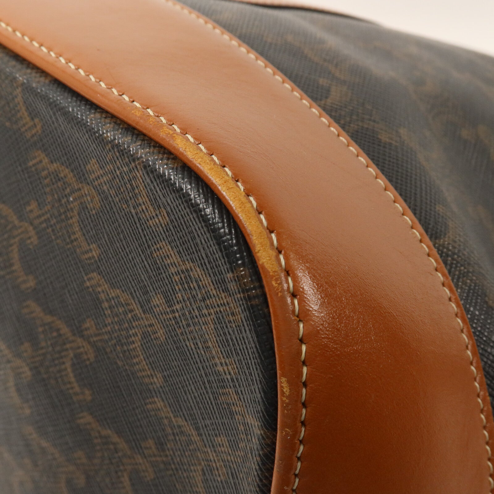CELINE 塗層帆布Triomphe Bucket Medium肩背袋