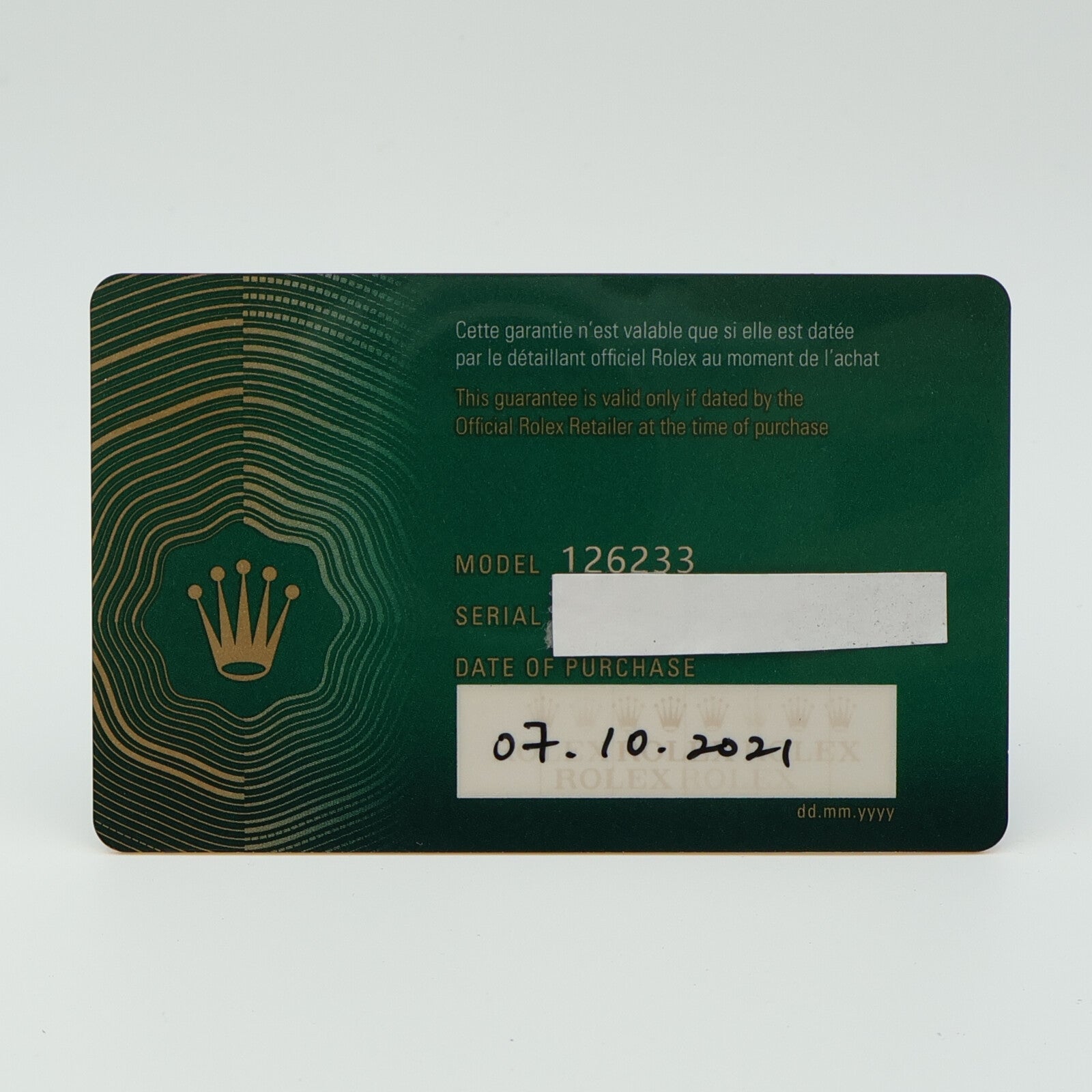 ROLEX Datejust 126233