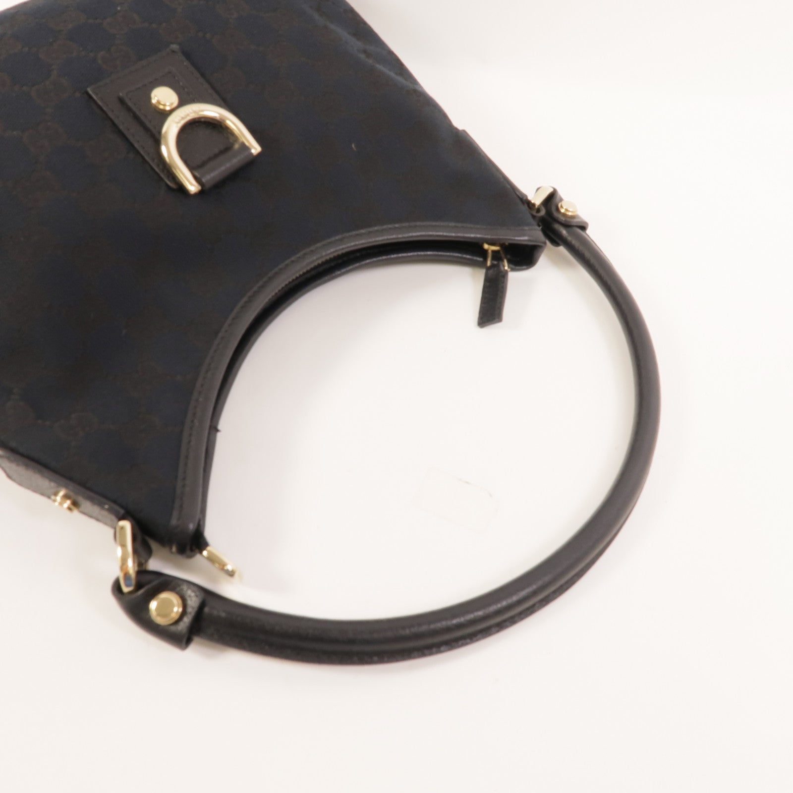 GUCCI 帆布Abbey GG手挽袋