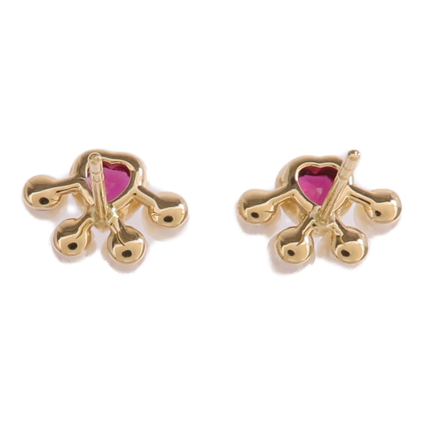 JEWELRY 18K黃金Ruby Pearl Earrings紅寶石/珍珠耳環