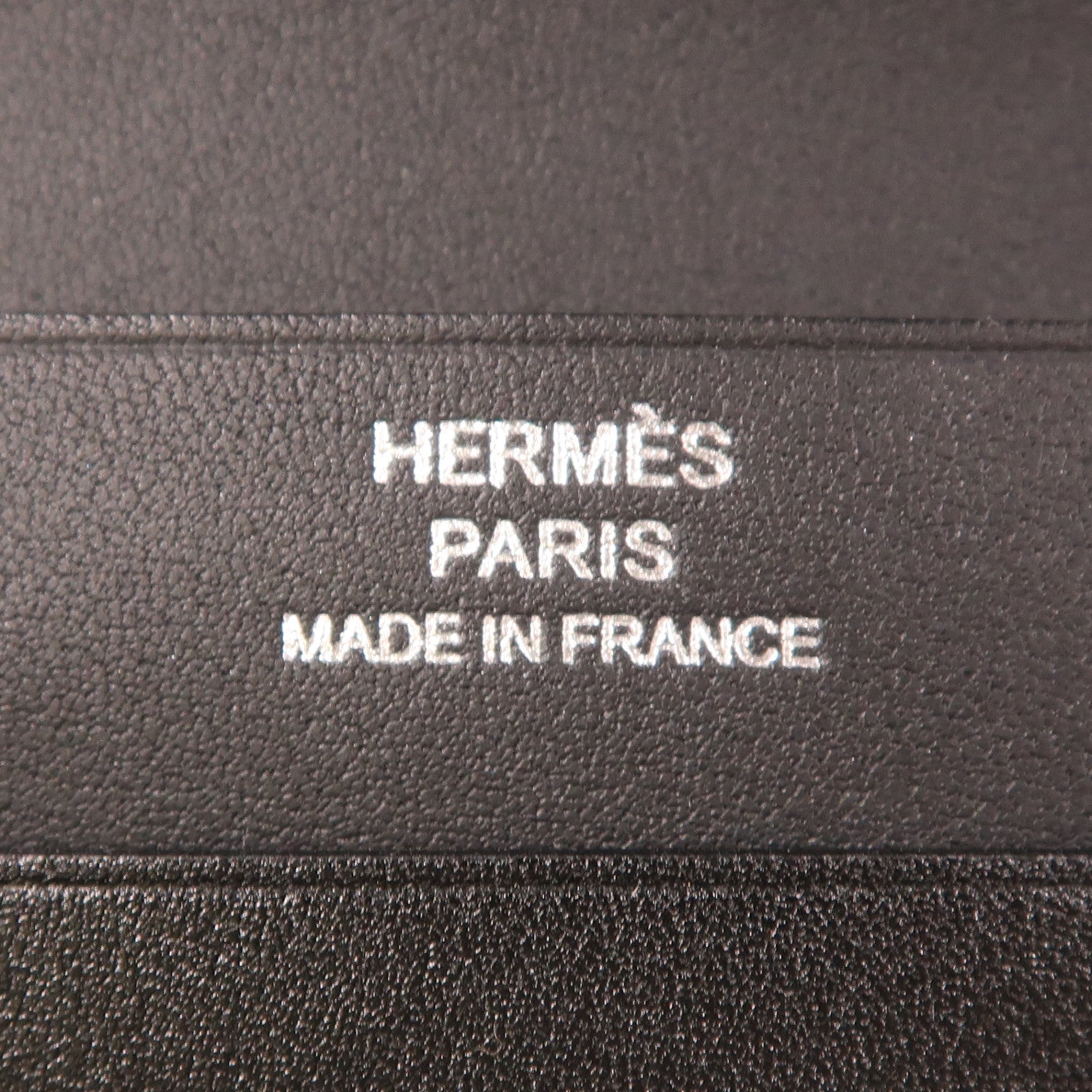 HERMES Sombrero/Tadelakt皮革Manhattan Long Wallet長錢包Noir