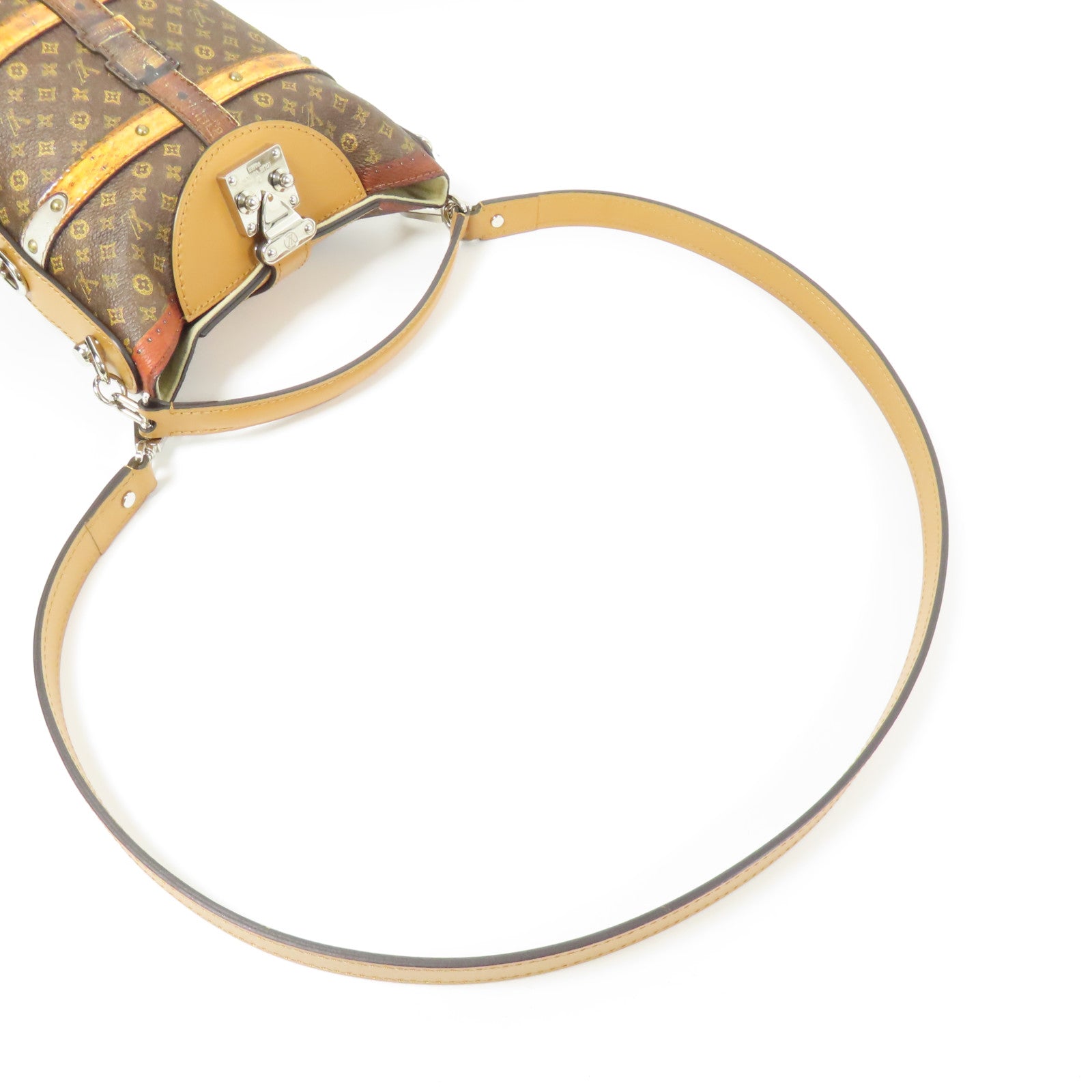 LOUIS VUITTON Monogram Duffle 2018銀扣肩背袋