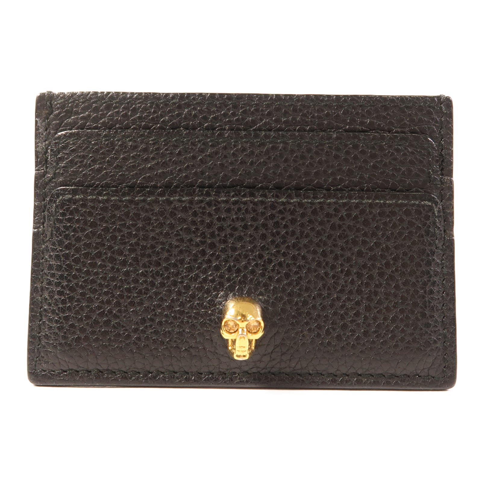 Alexander McQueen 牛皮皮革Mcqueen Card Case金扣