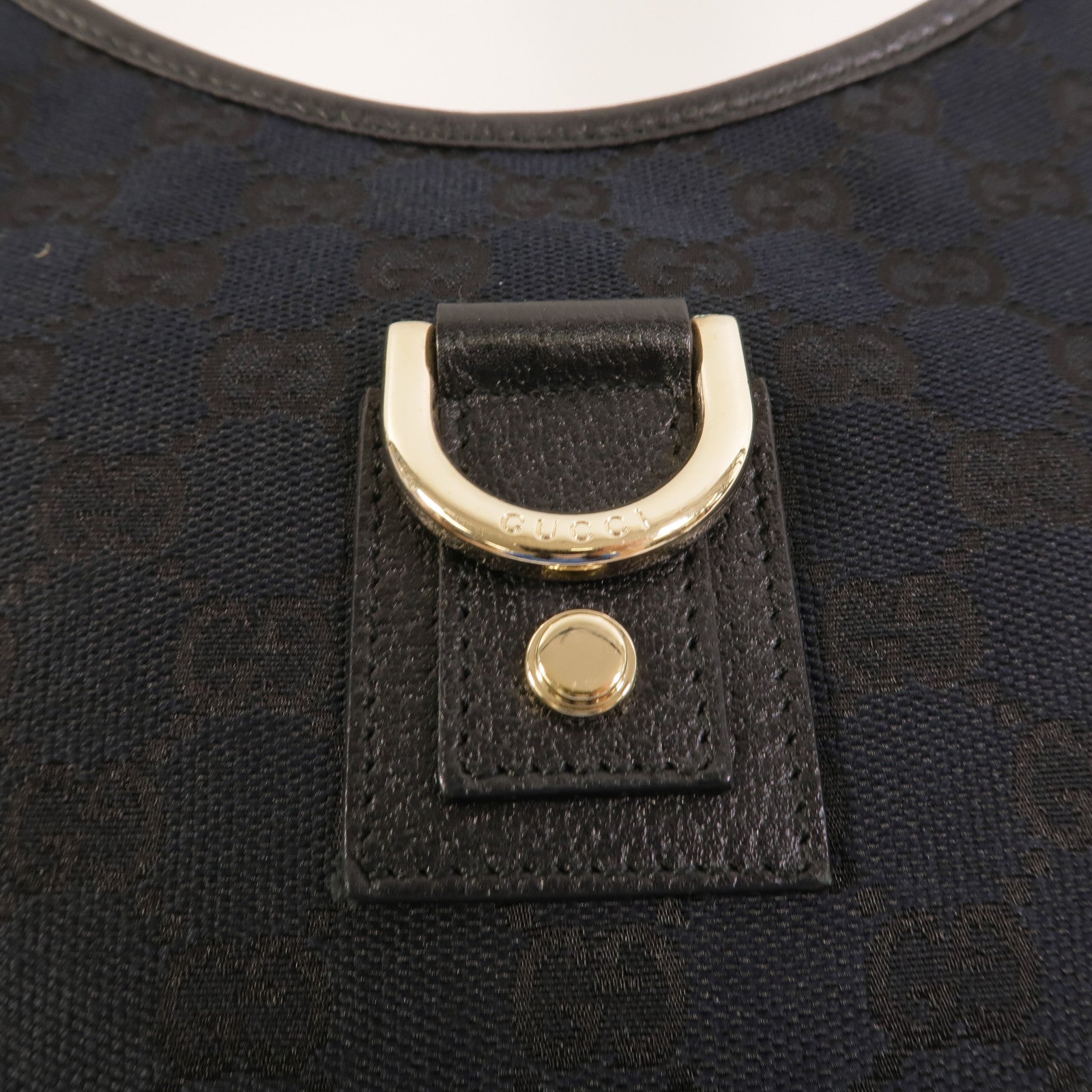 GUCCI 帆布Abbey GG手挽袋