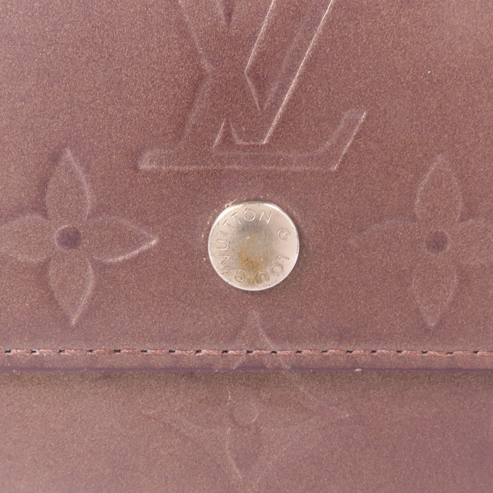 LOUIS VUITTON 【激減優惠】Monogram Mat Wallet銀扣錢包