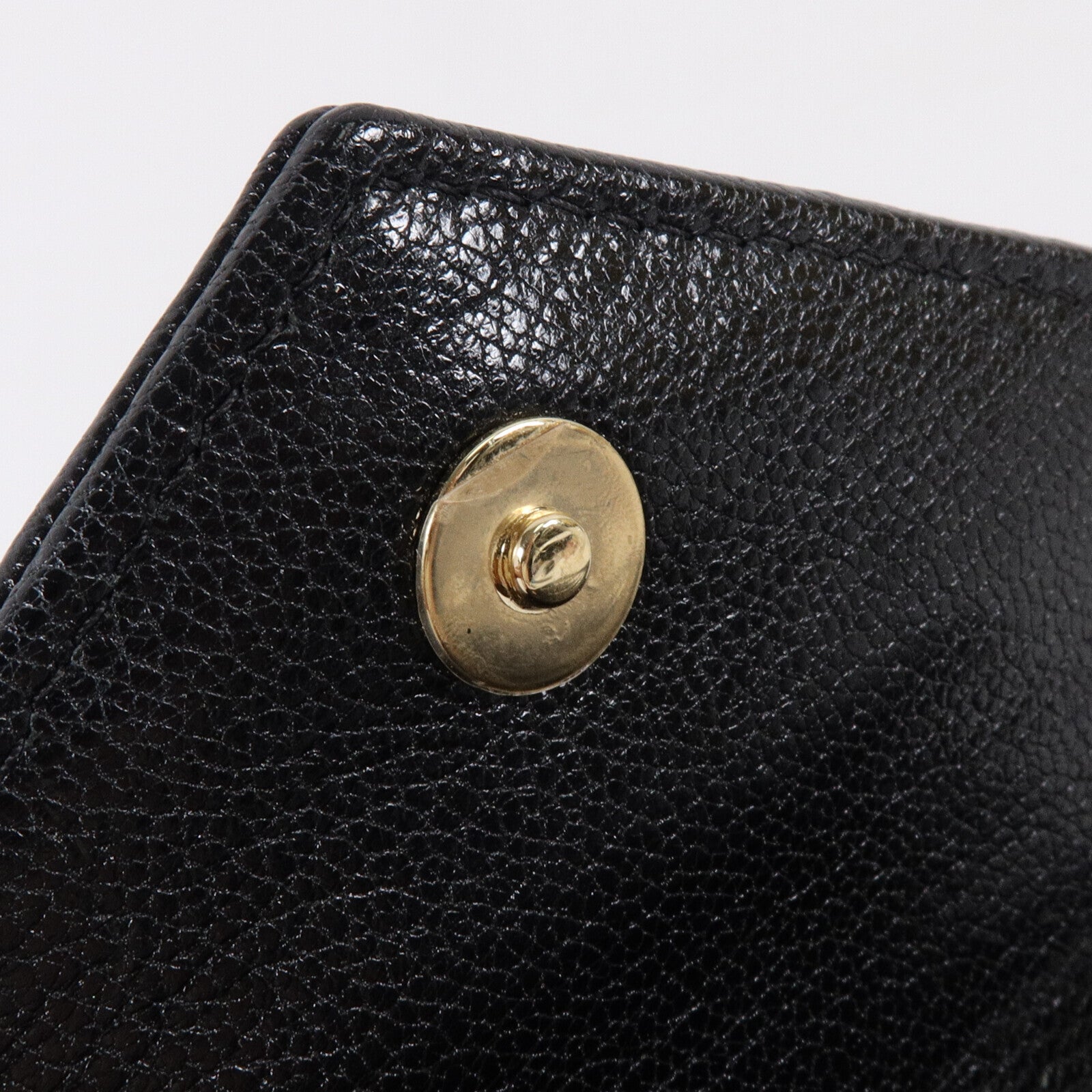 CHANEL 牛皮皮革Small Flap Wallet金扣錢包