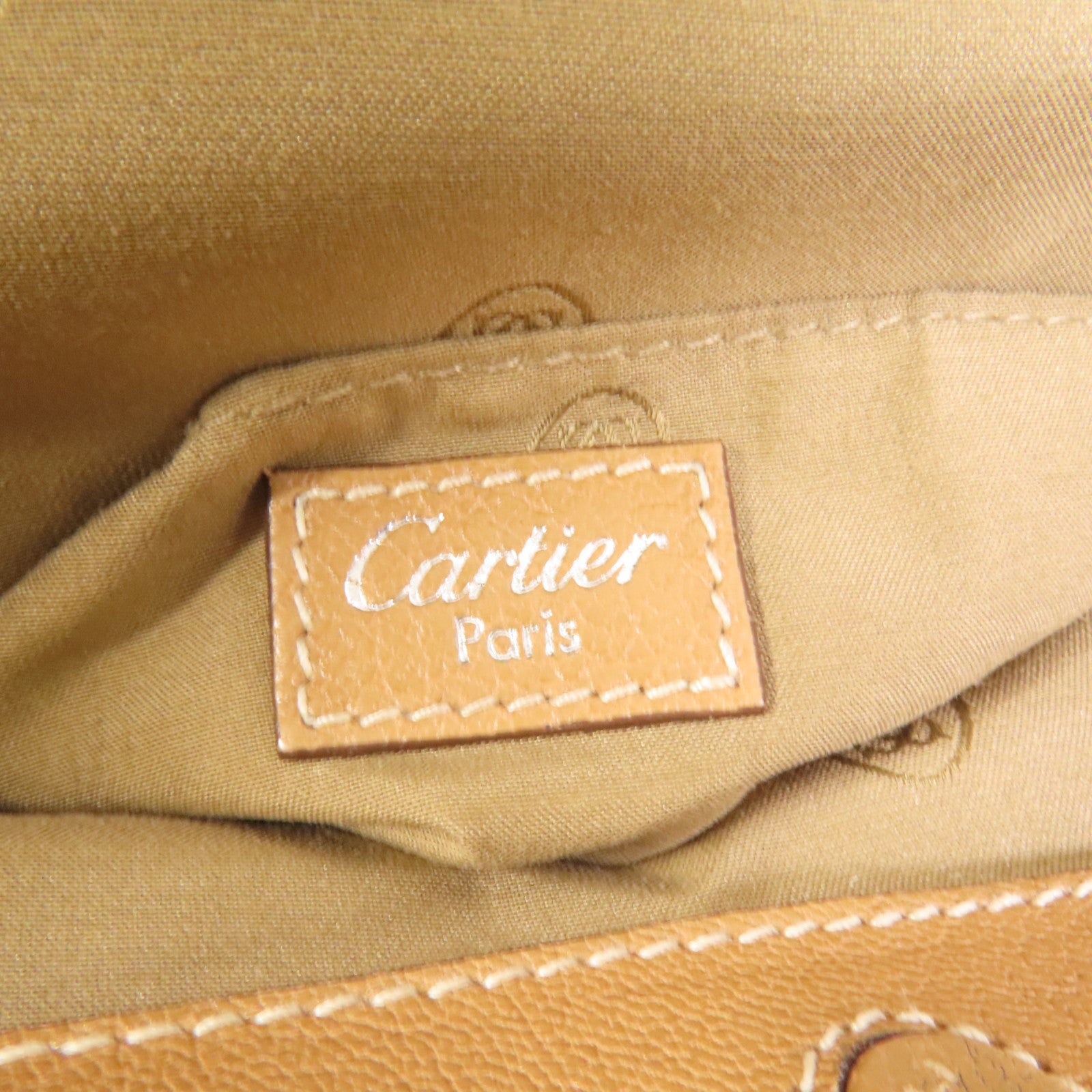 CARTIER 牛皮皮革Marcello手挽袋