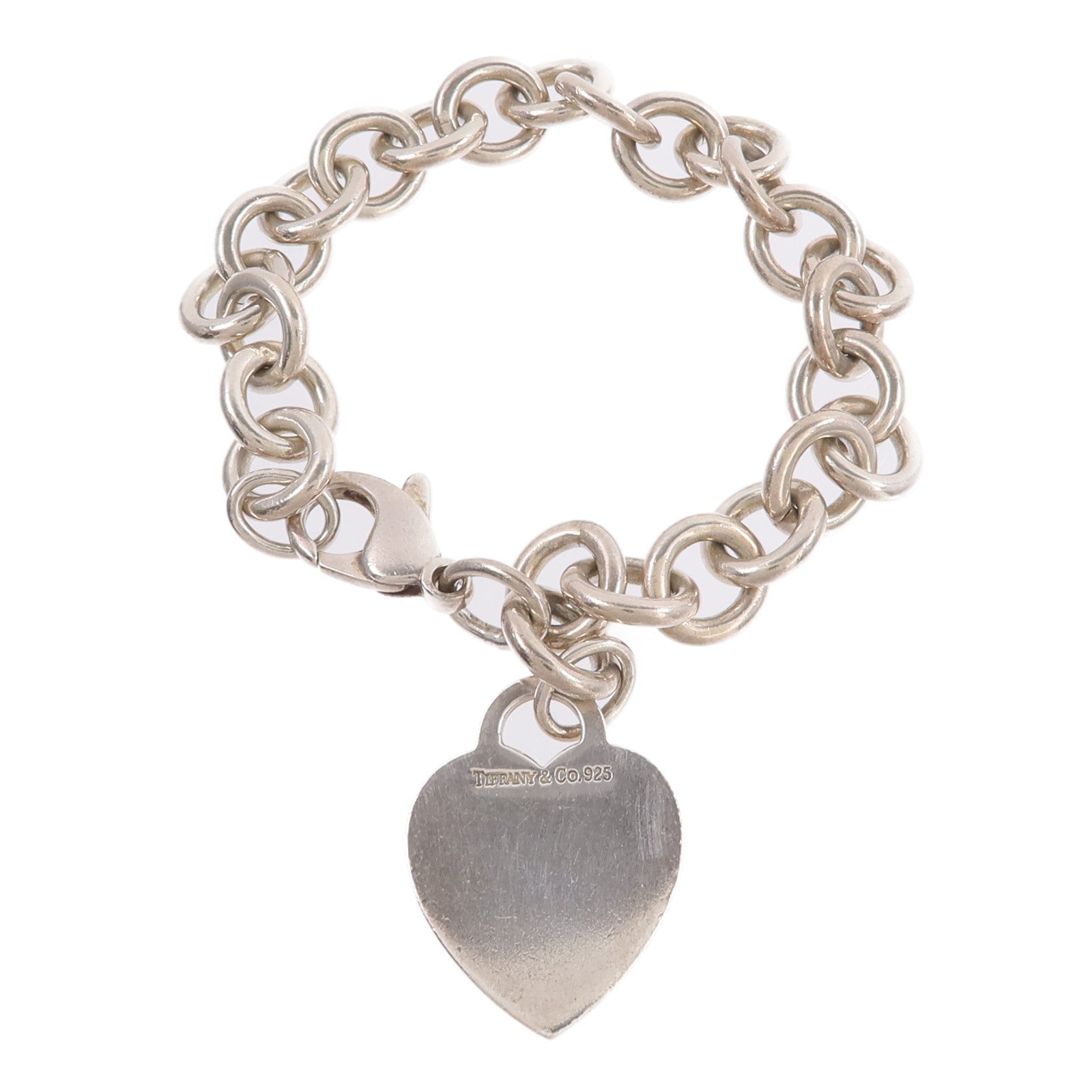 TIFFANY＆CO 925純銀Return To Tiffany Heart Tag Bracelet手鏈