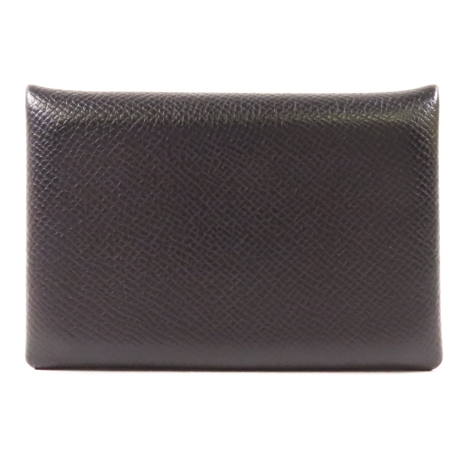 HERMES Epsom皮革Calvi Verso Card Holder卡片套Noir