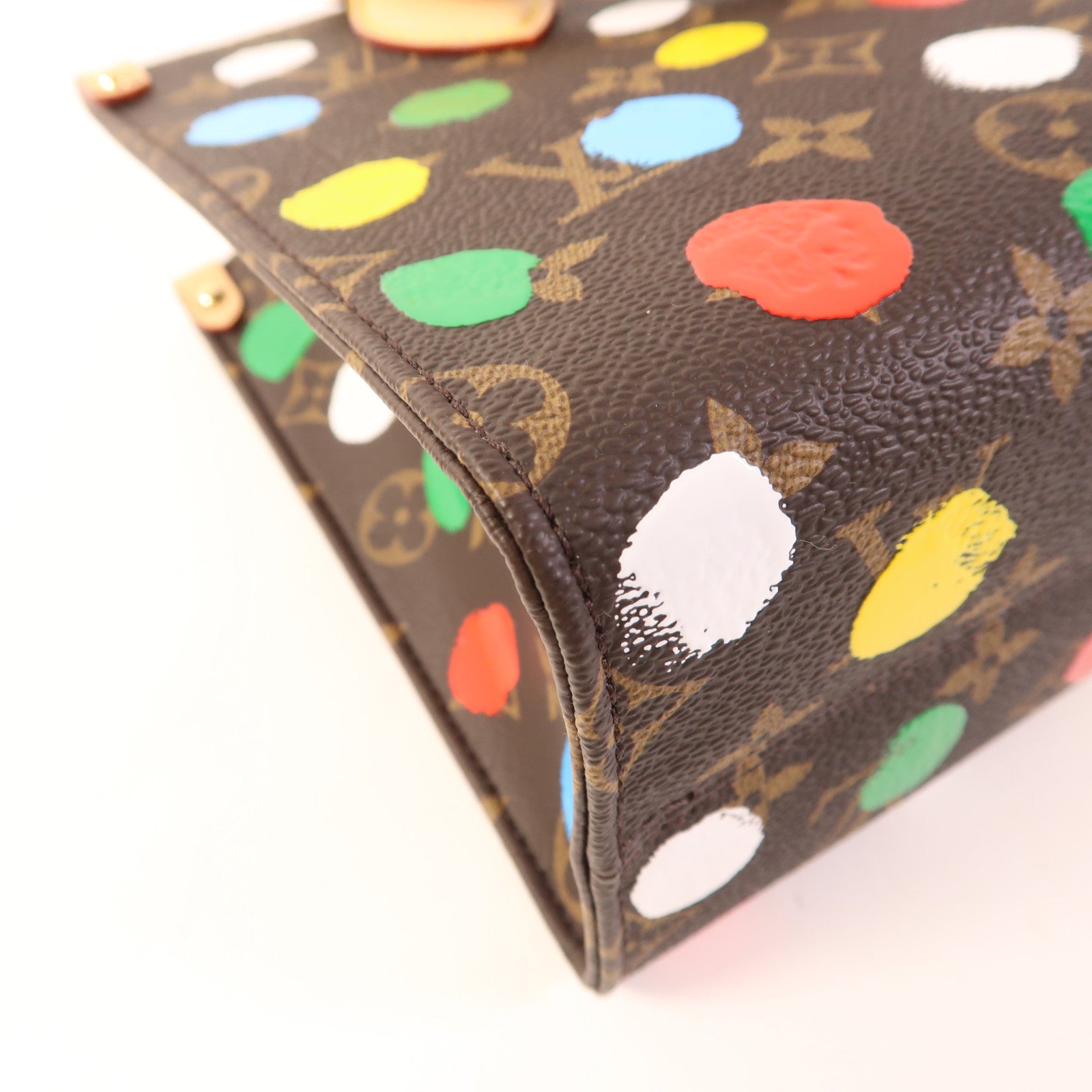 LOUIS VUITTON Monogram LV x YK On The Go金扣手挽肩背兩用袋