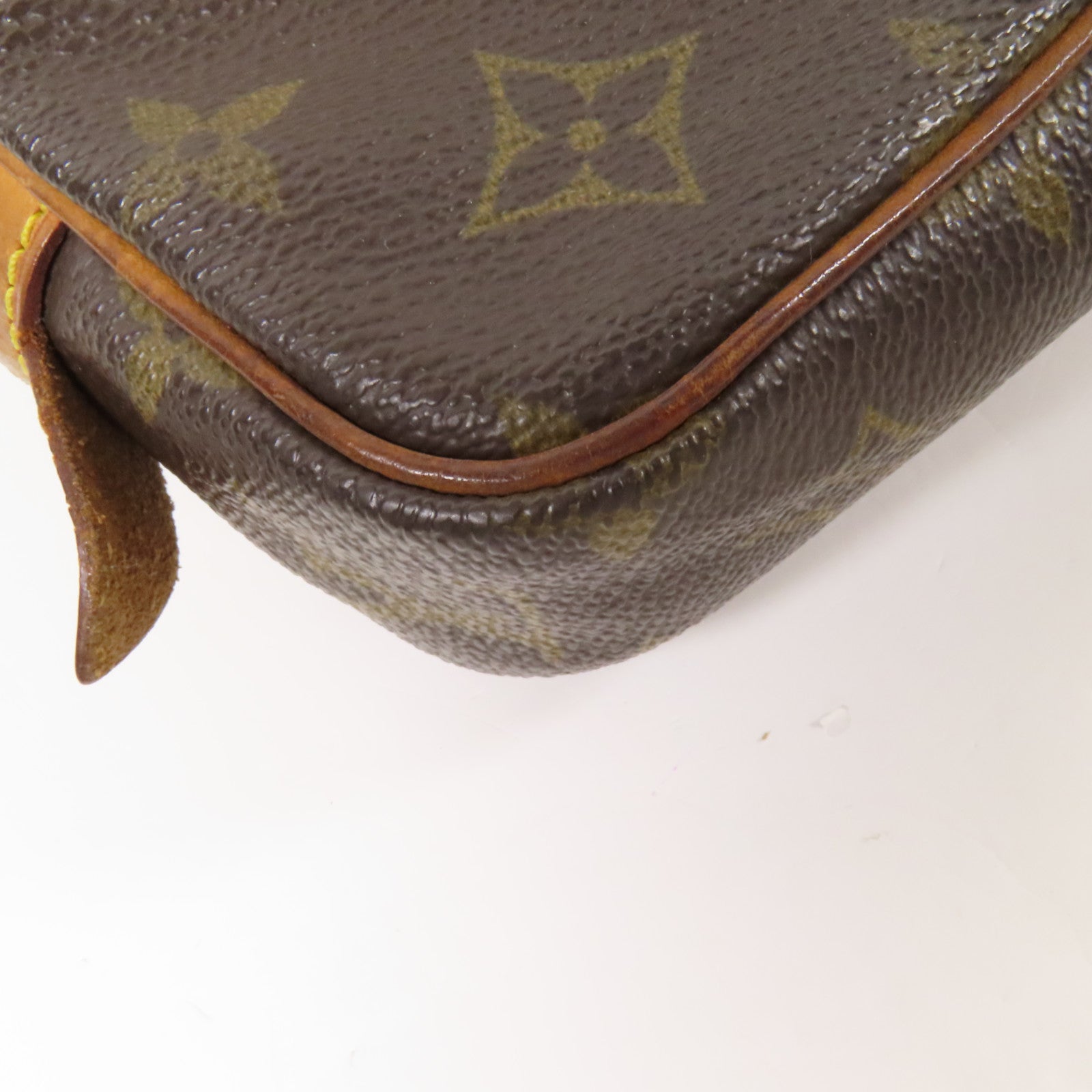 LOUIS VUITTON Monogram Marly Bandouliere金扣肩背袋棕色