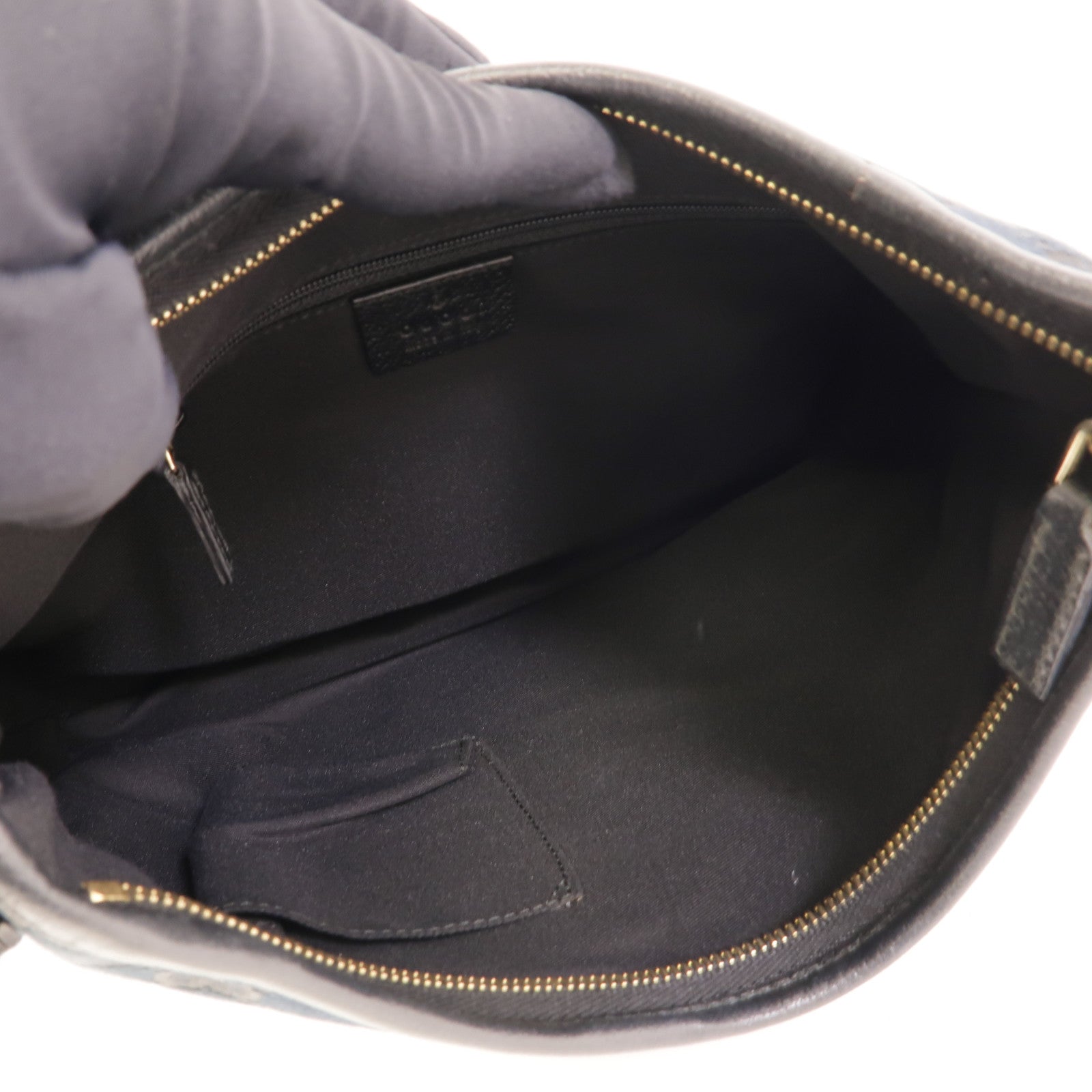 GUCCI 帆布Abbey GG手挽袋
