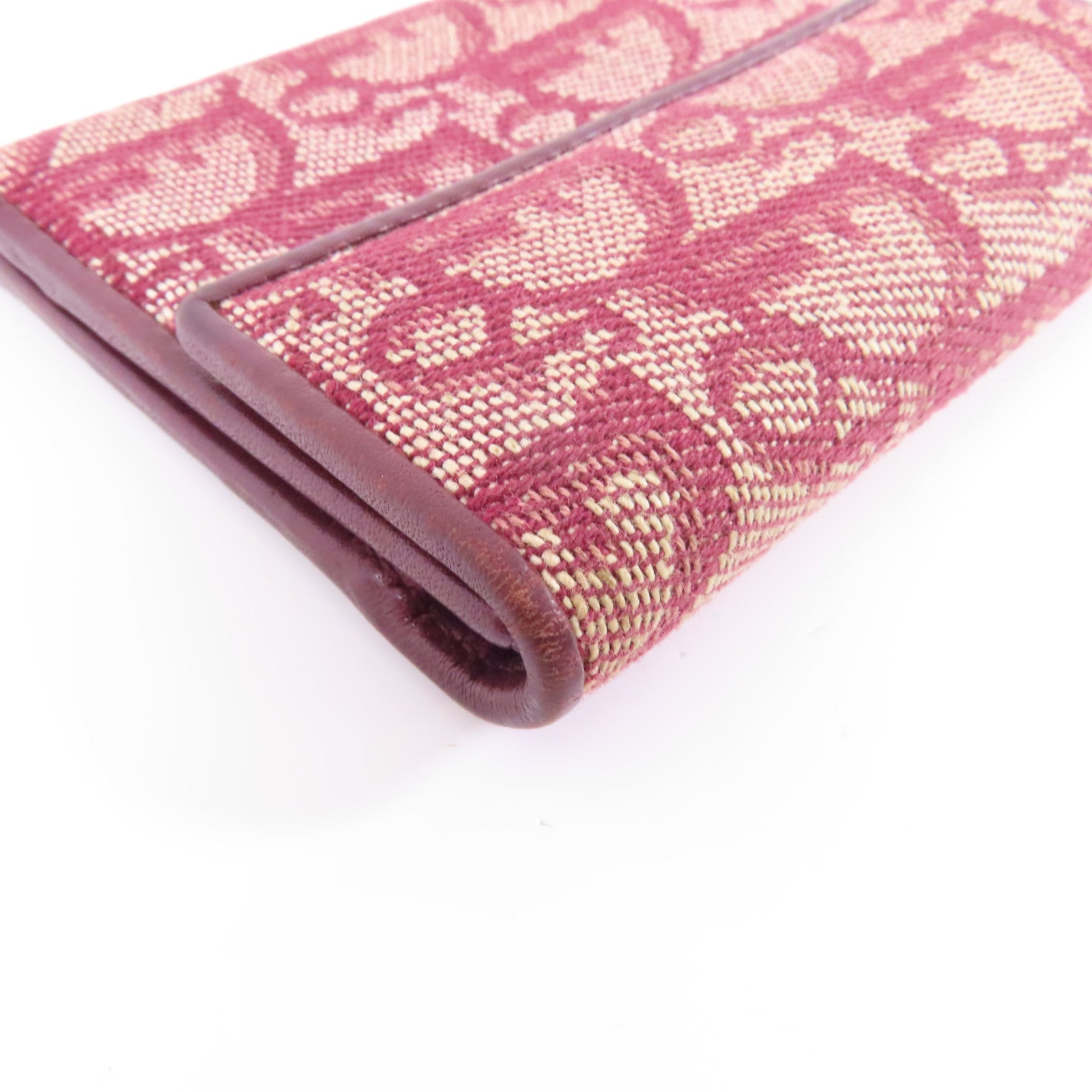 Dior 帆布Wallet金扣錢包紅色