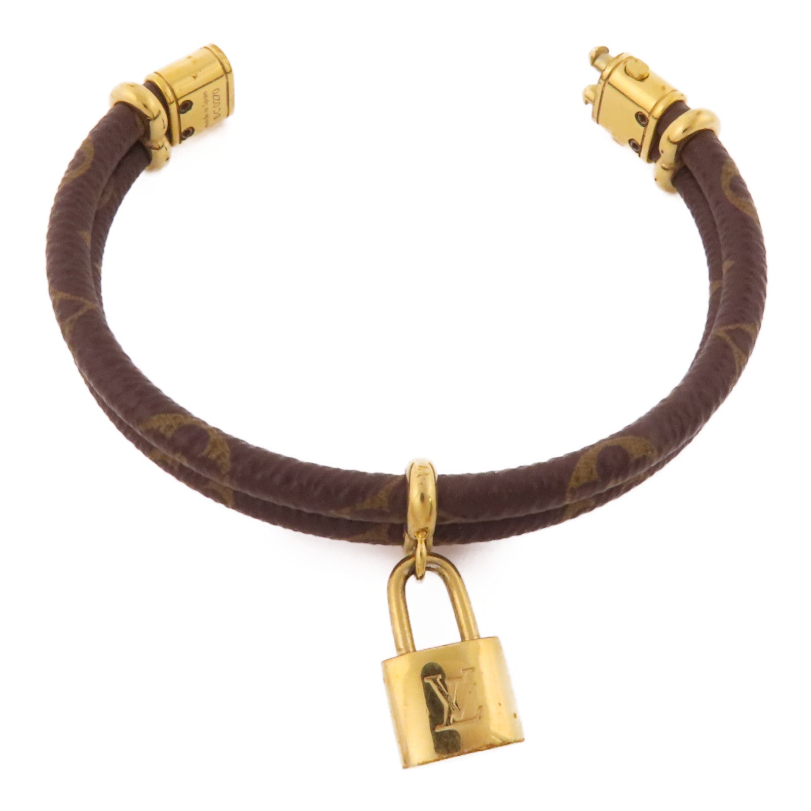 LOUIS VUITTON Monogram Keep It Twice Bracelet金扣手鐲