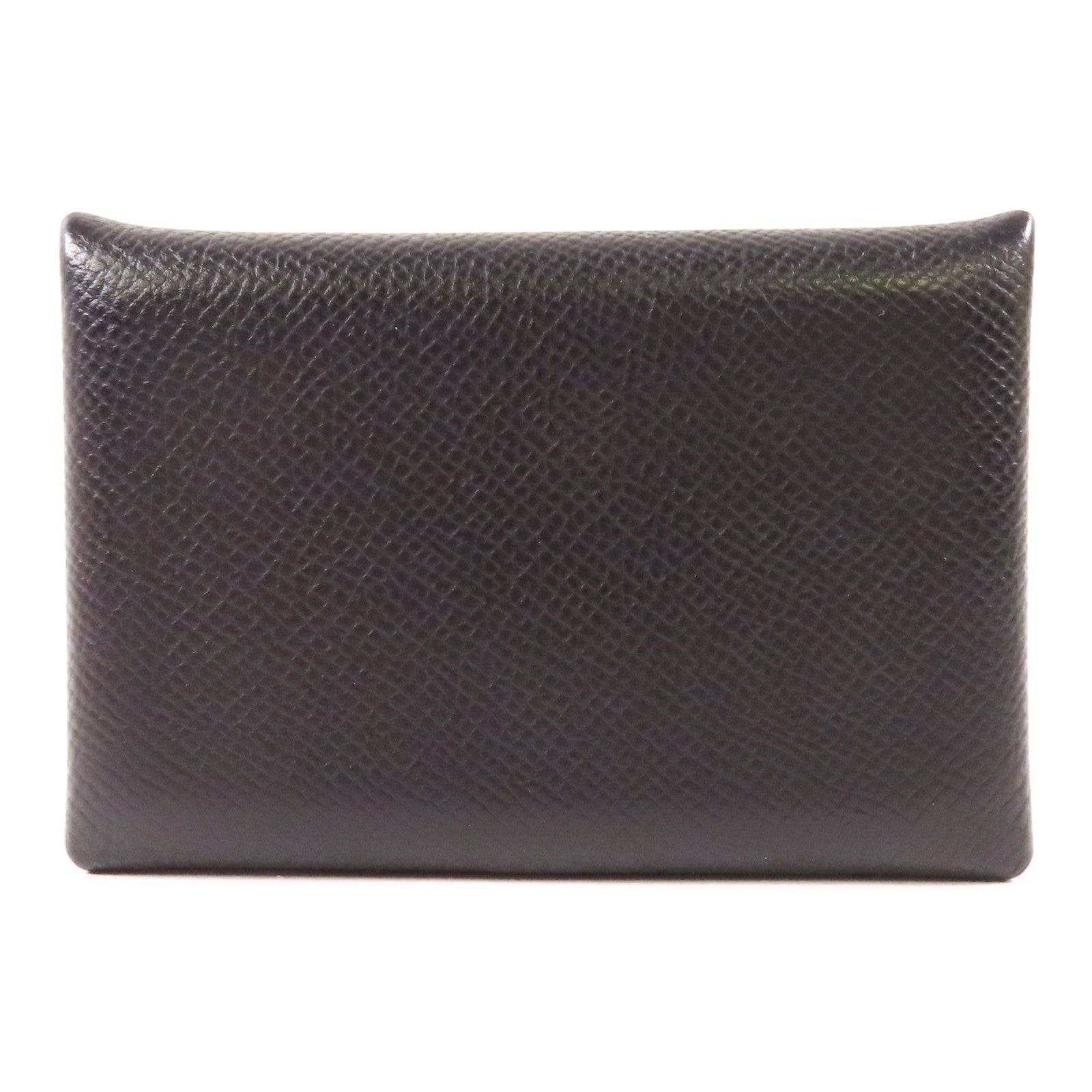 HERMES Epsom皮革Calvi Verso Card Holder卡片套Noir