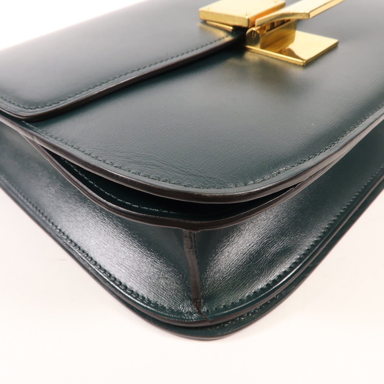 CELINE 牛皮皮革Classic Box金扣肩背袋