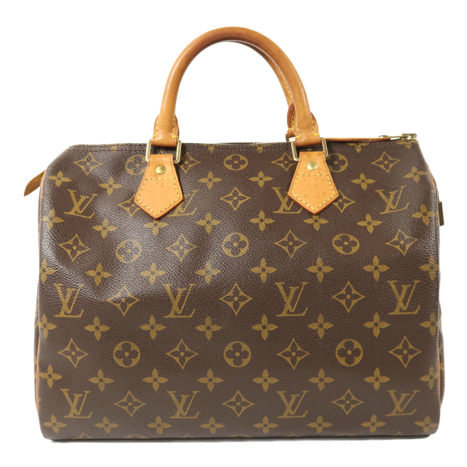 LOUIS VUITTON Monogram Speedy 30金扣手挽袋