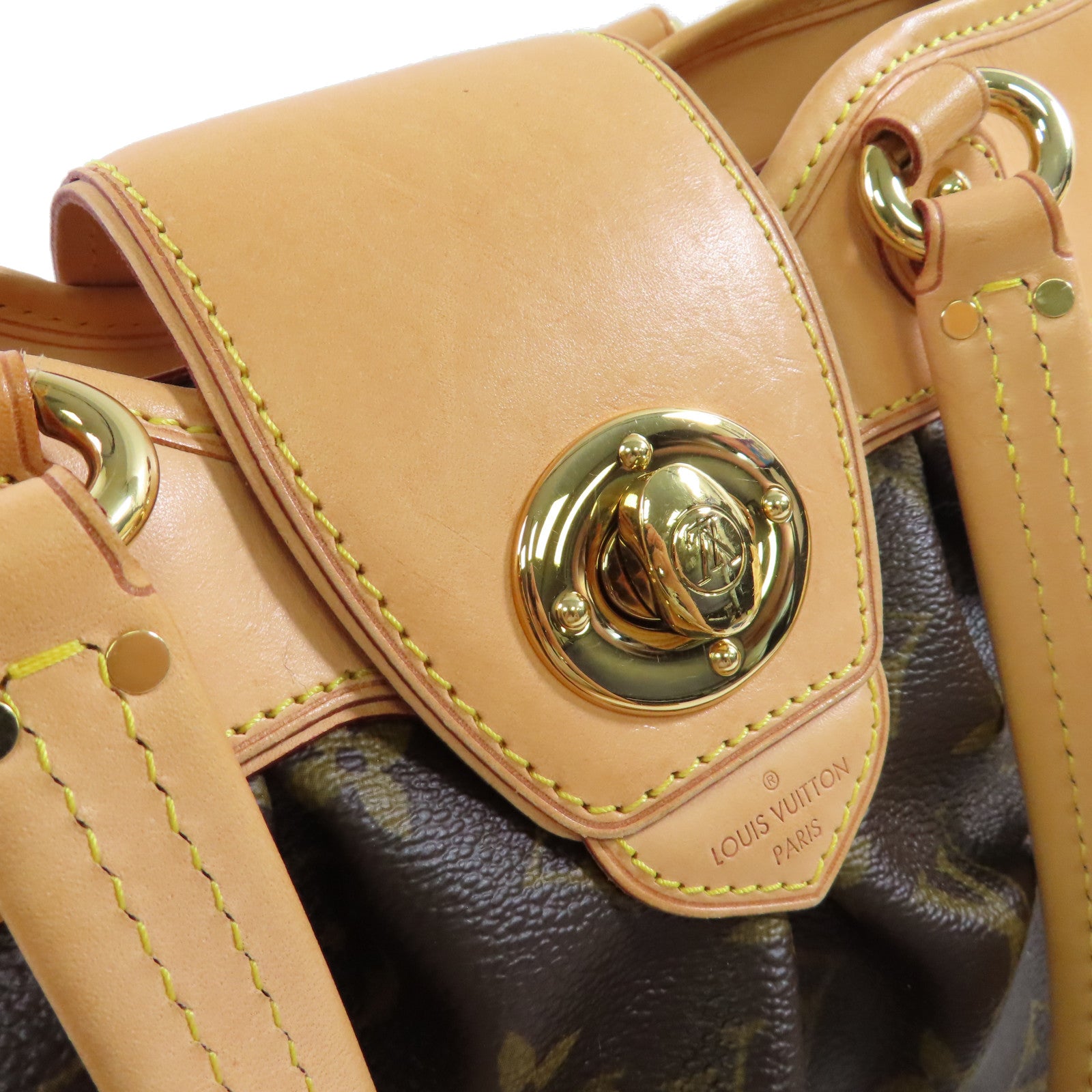 LOUIS VUITTON 【激減優惠】Monogram Boetie PM Hand Bag金扣手挽袋啡色