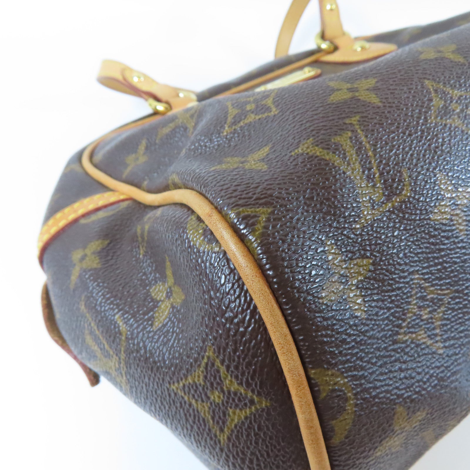 LOUIS VUITTON Monogram Montorgueil PM金扣肩背袋啡色