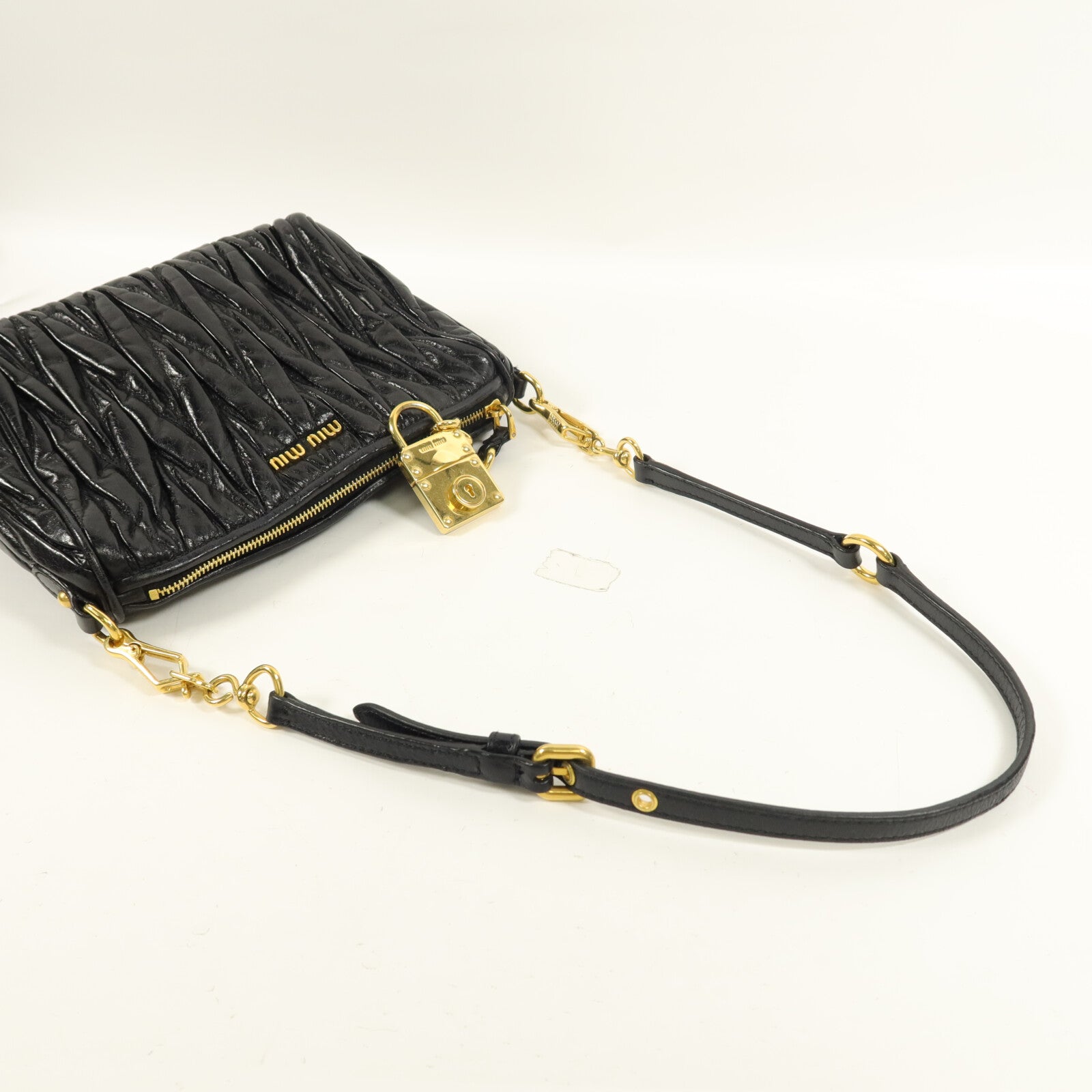 Miu Miu 羊皮皮革Shoulder Bag肩背袋