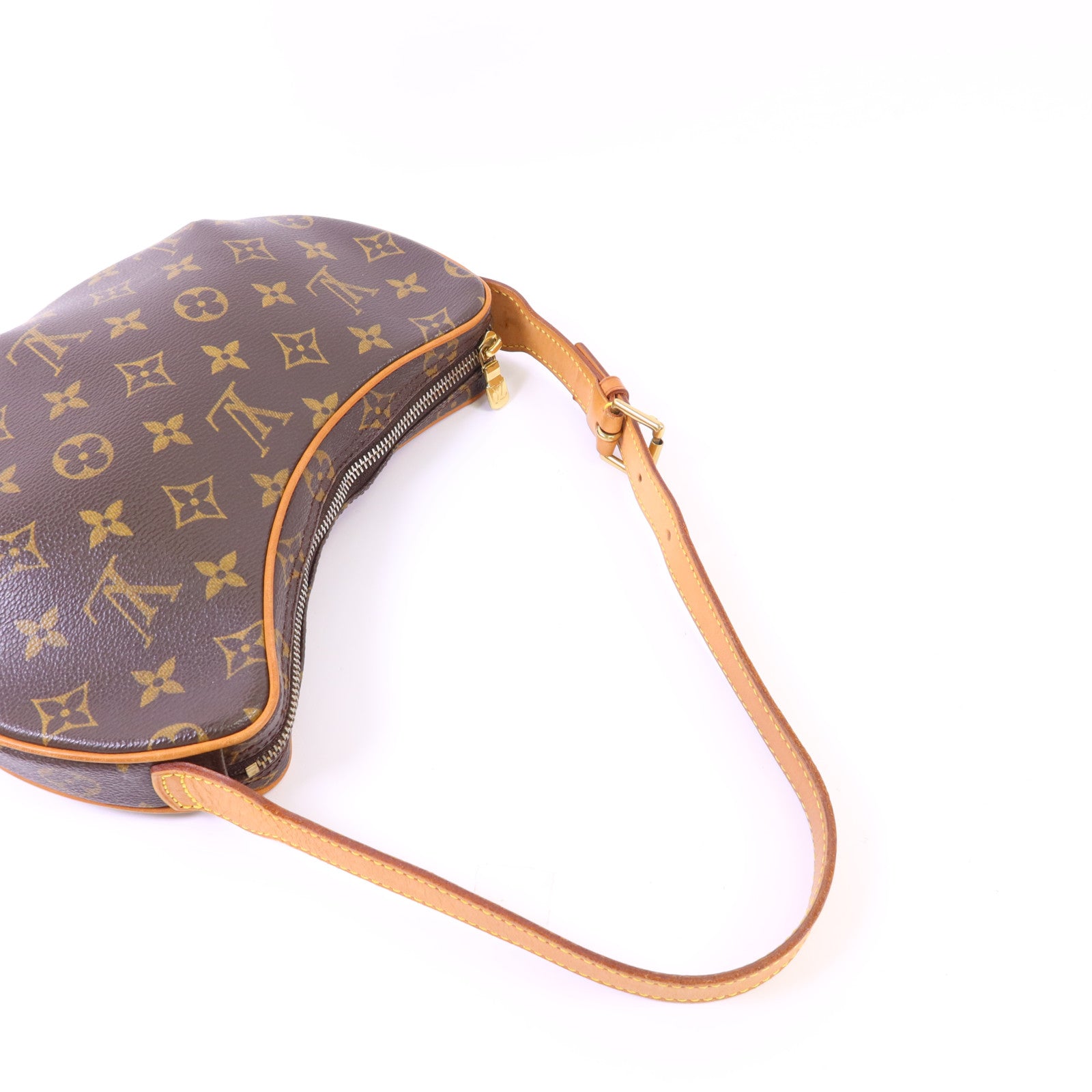LOUIS VUITTON Monogram Pochette Croissant金扣肩背袋