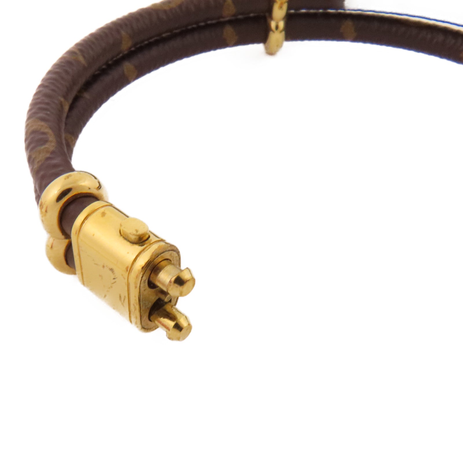 LOUIS VUITTON Monogram Keep It Twice Bracelet金扣手鐲