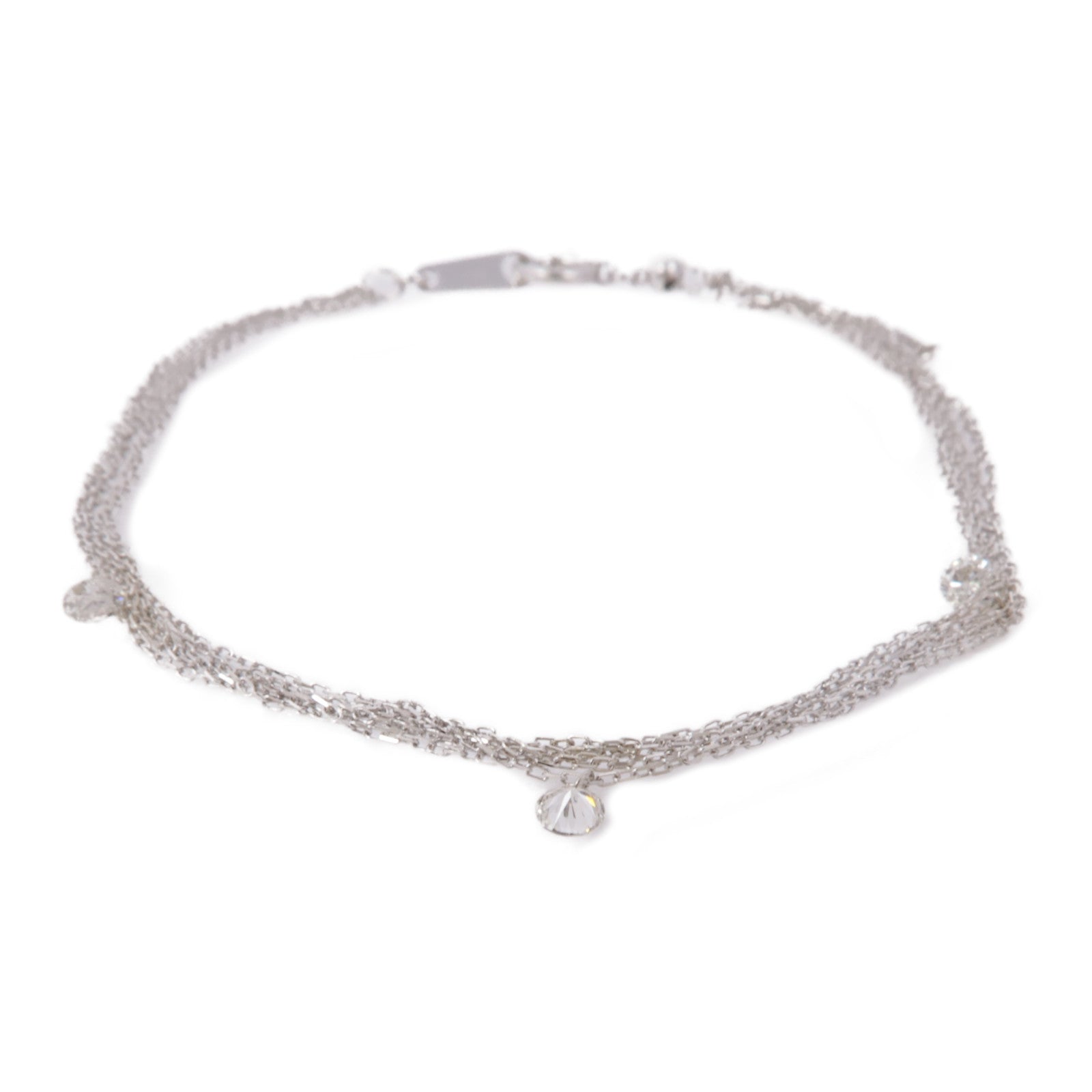 JEWELRY 18K白金Diamond Bracelet鑽石手鏈