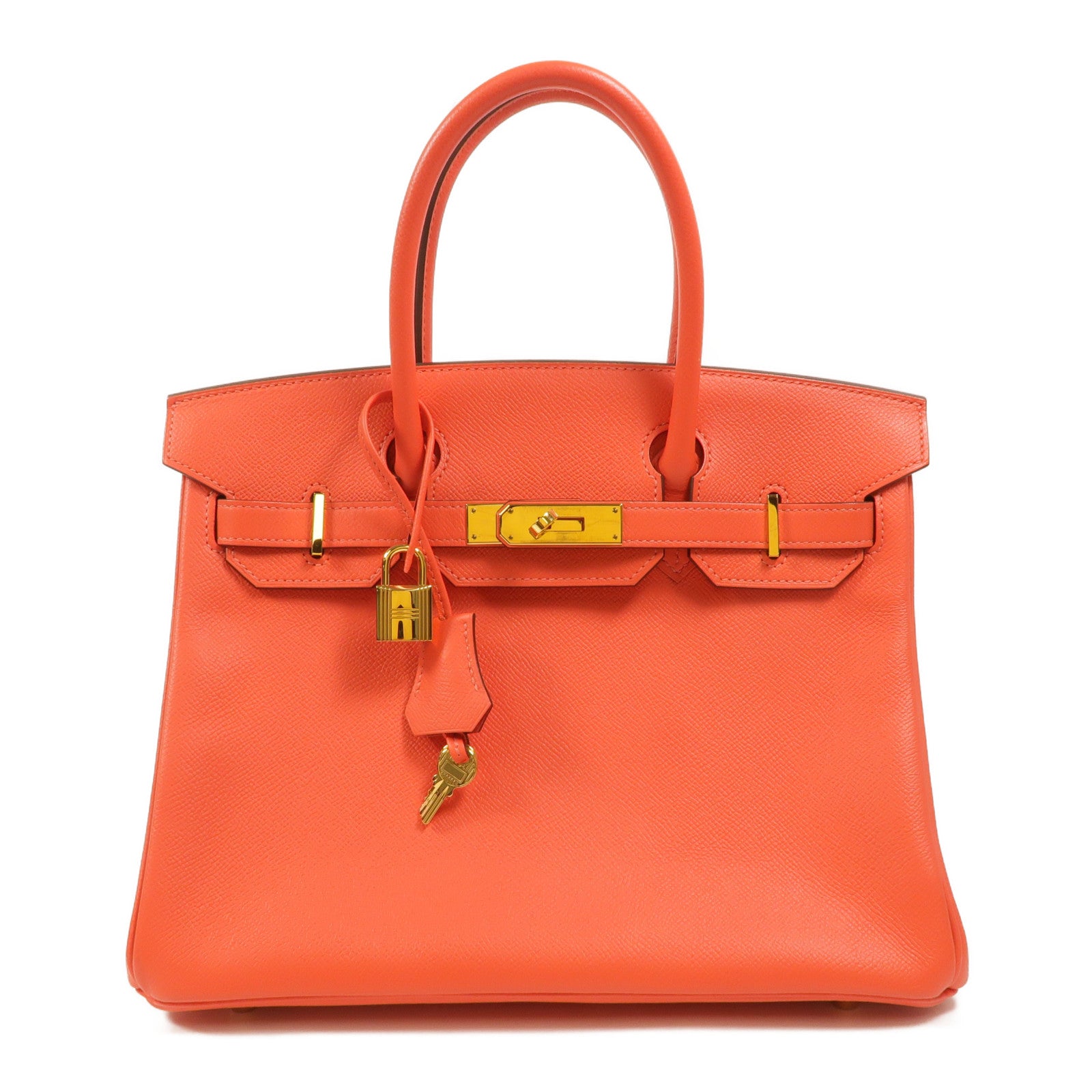 HERMES Epsom皮革Birkin 30手挽袋Rose Jaipur
