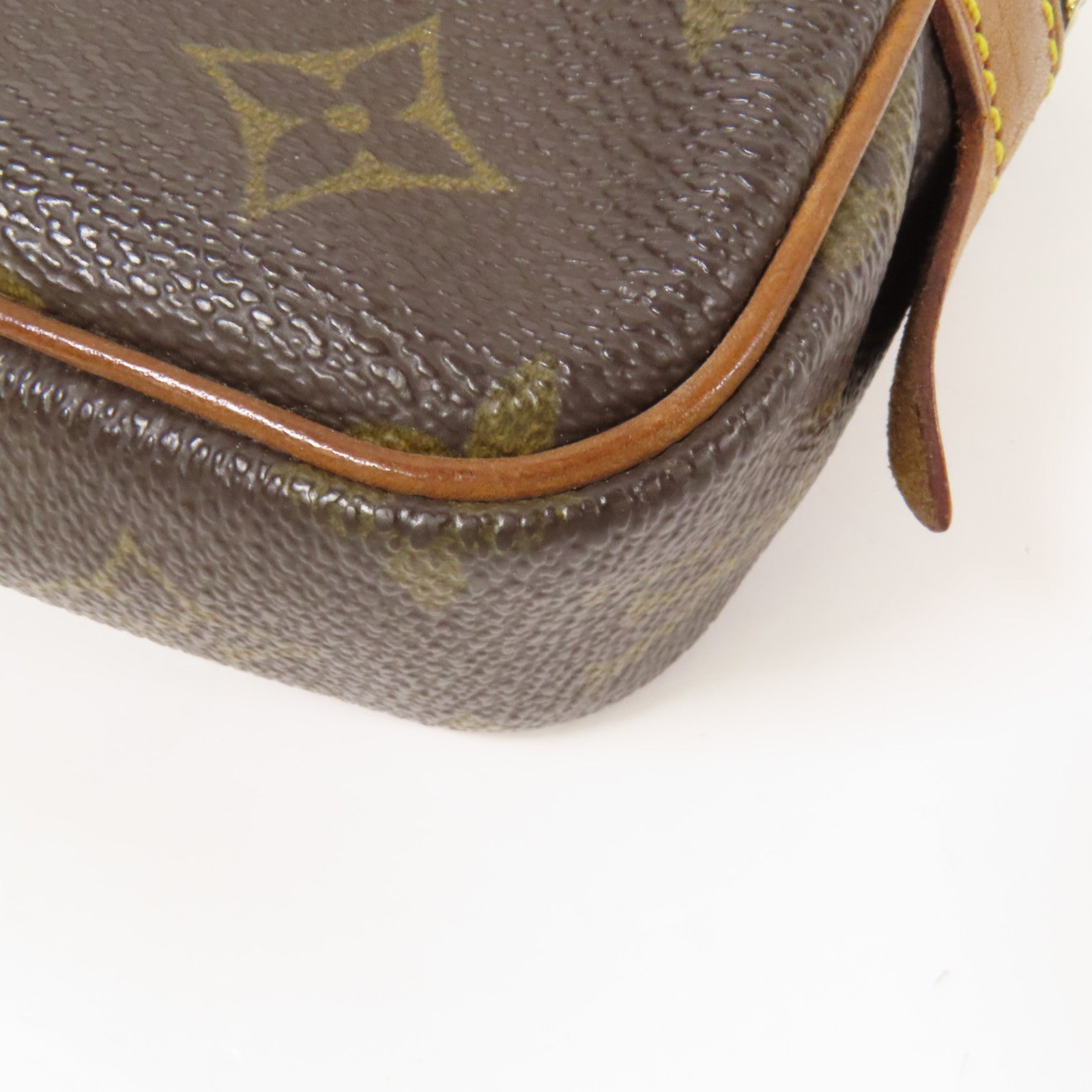 LOUIS VUITTON Monogram Marly Bandouliere金扣肩背袋棕色