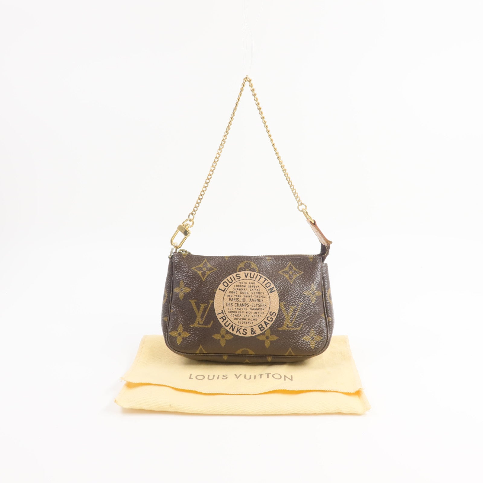 LOUIS VUITTON Monogram Mini Pochette Accessoires手挽袋