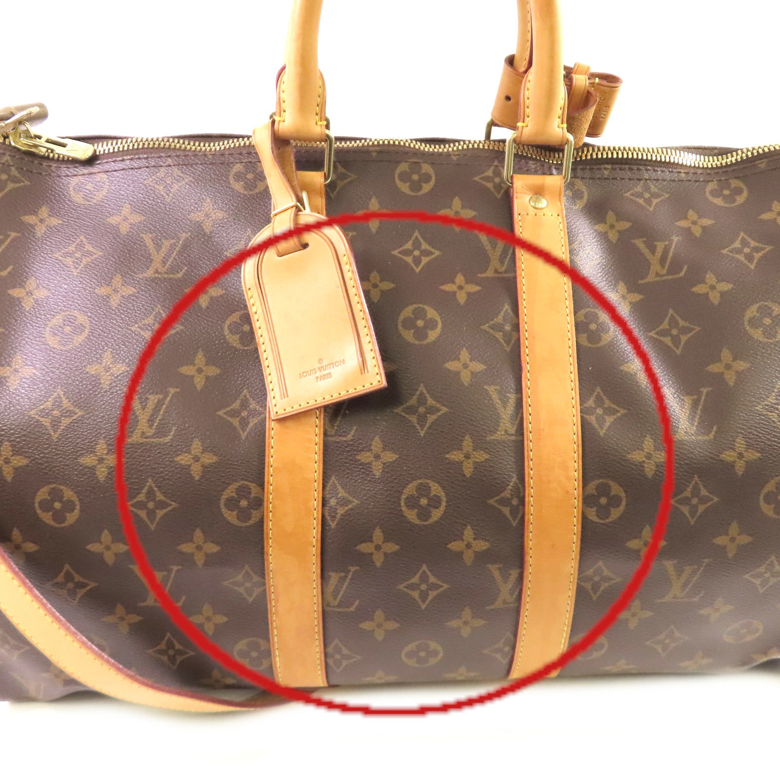 LOUIS VUITTON Monogram Keepall 45 Bandouliere 2Way Shoulder Bag金扣手挽肩背兩用袋啡色
