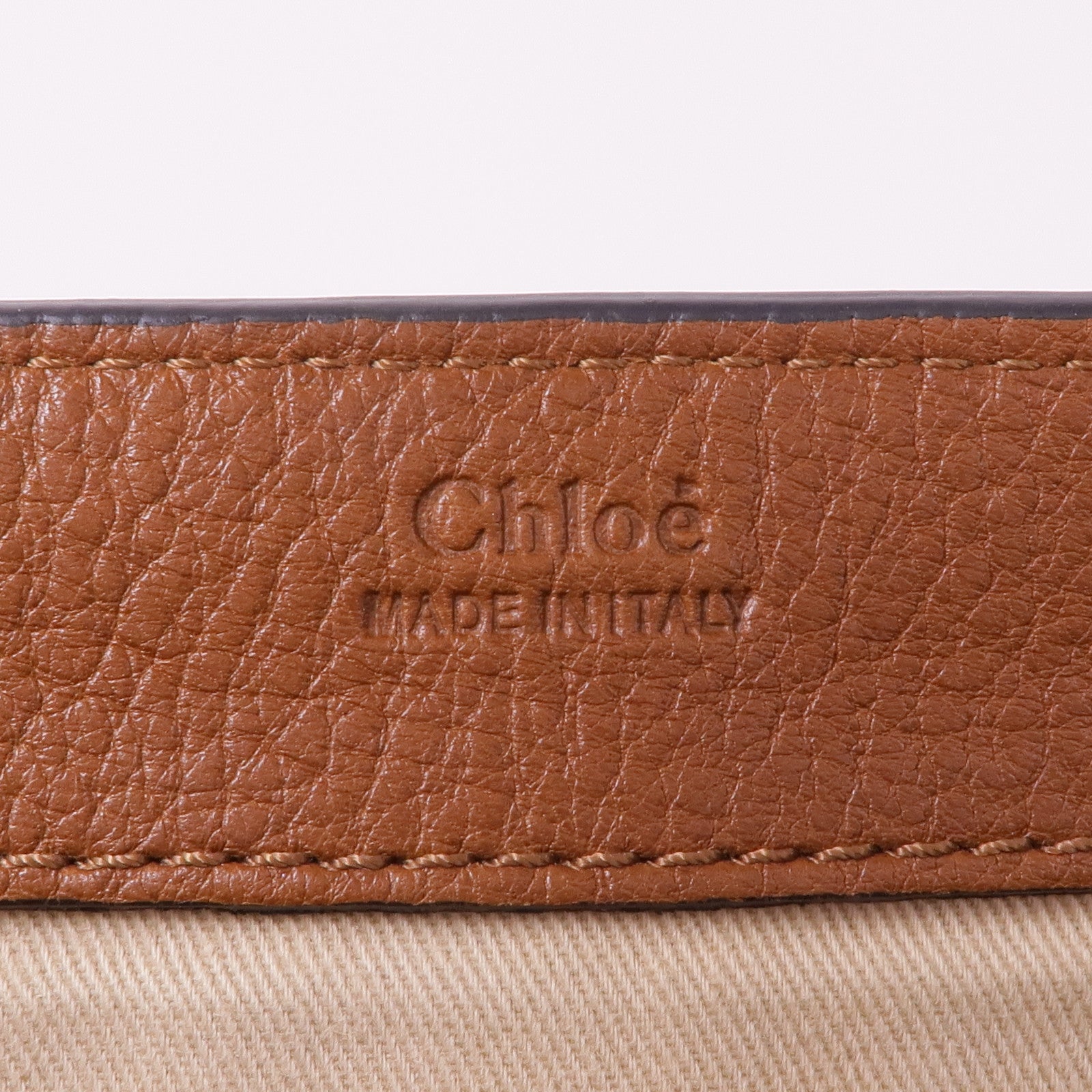 Chloe 牛皮皮革Faye金扣手挽肩背兩用袋