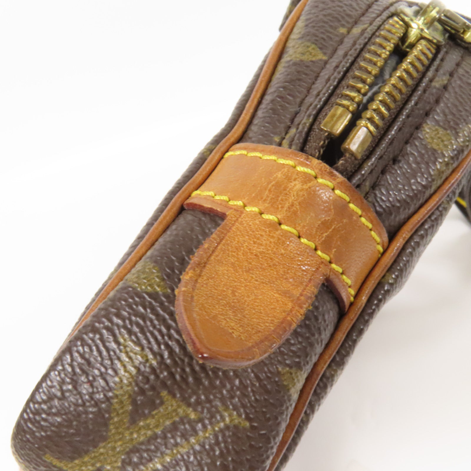 LOUIS VUITTON Monogram Marly Bandouliere金扣肩背袋棕色
