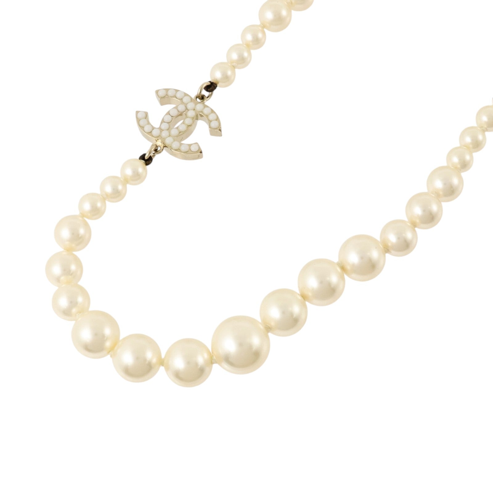 CHANEL PVC/j金屬Necklace項鏈