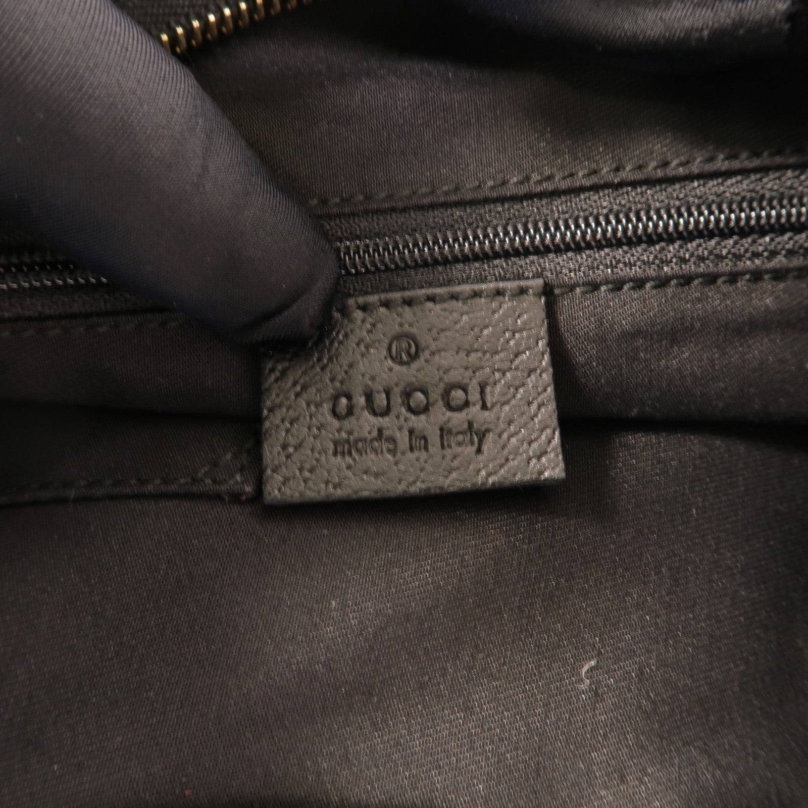 GUCCI 帆布Abbey GG手挽袋