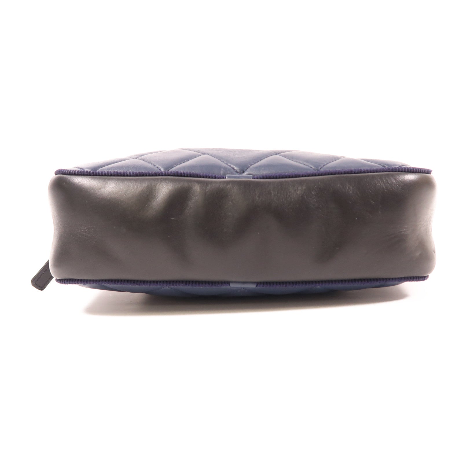 CHANEL 牛皮皮革Chain Shoulder銀扣鏈帶肩背袋