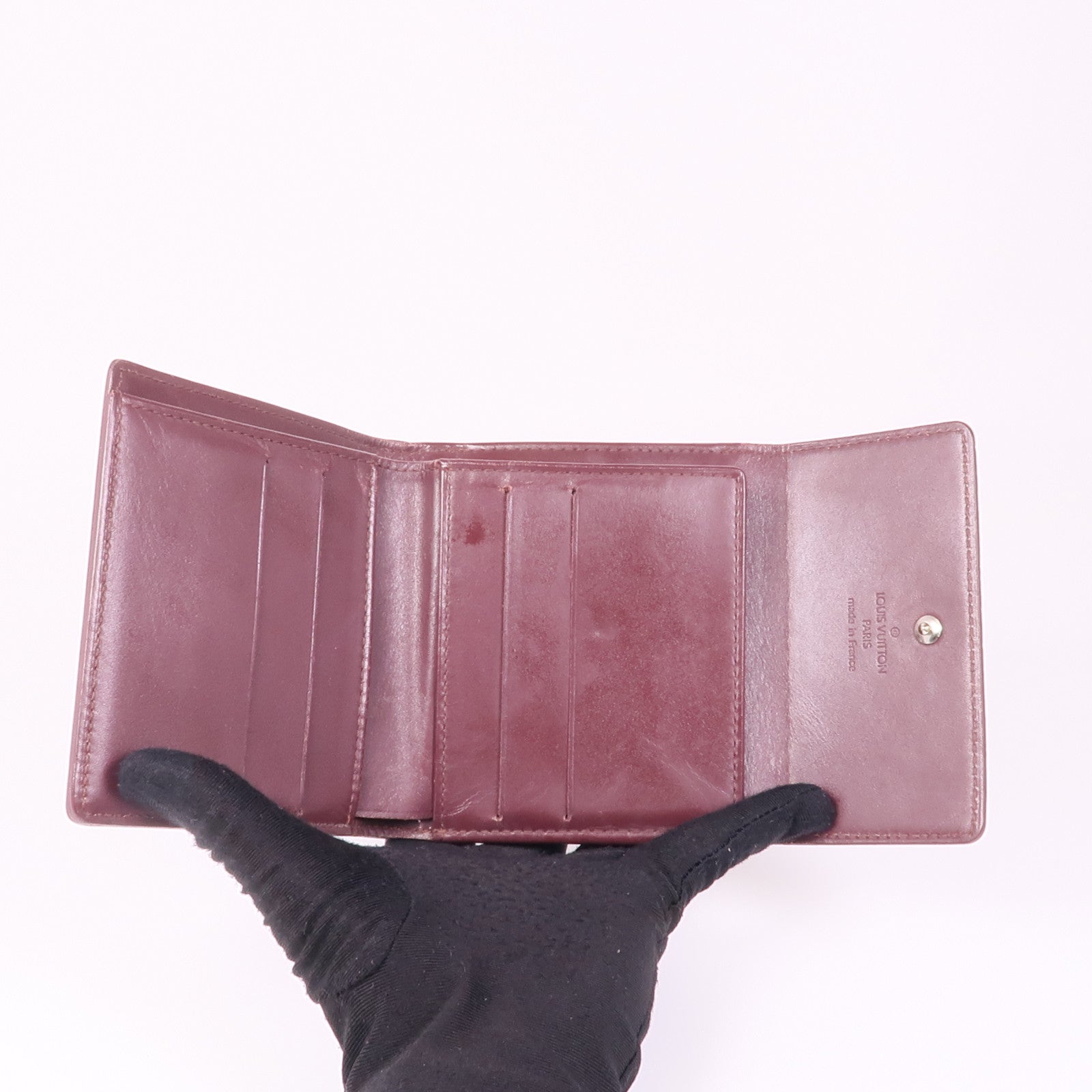 LOUIS VUITTON Monogram Mat Wallet銀扣錢包