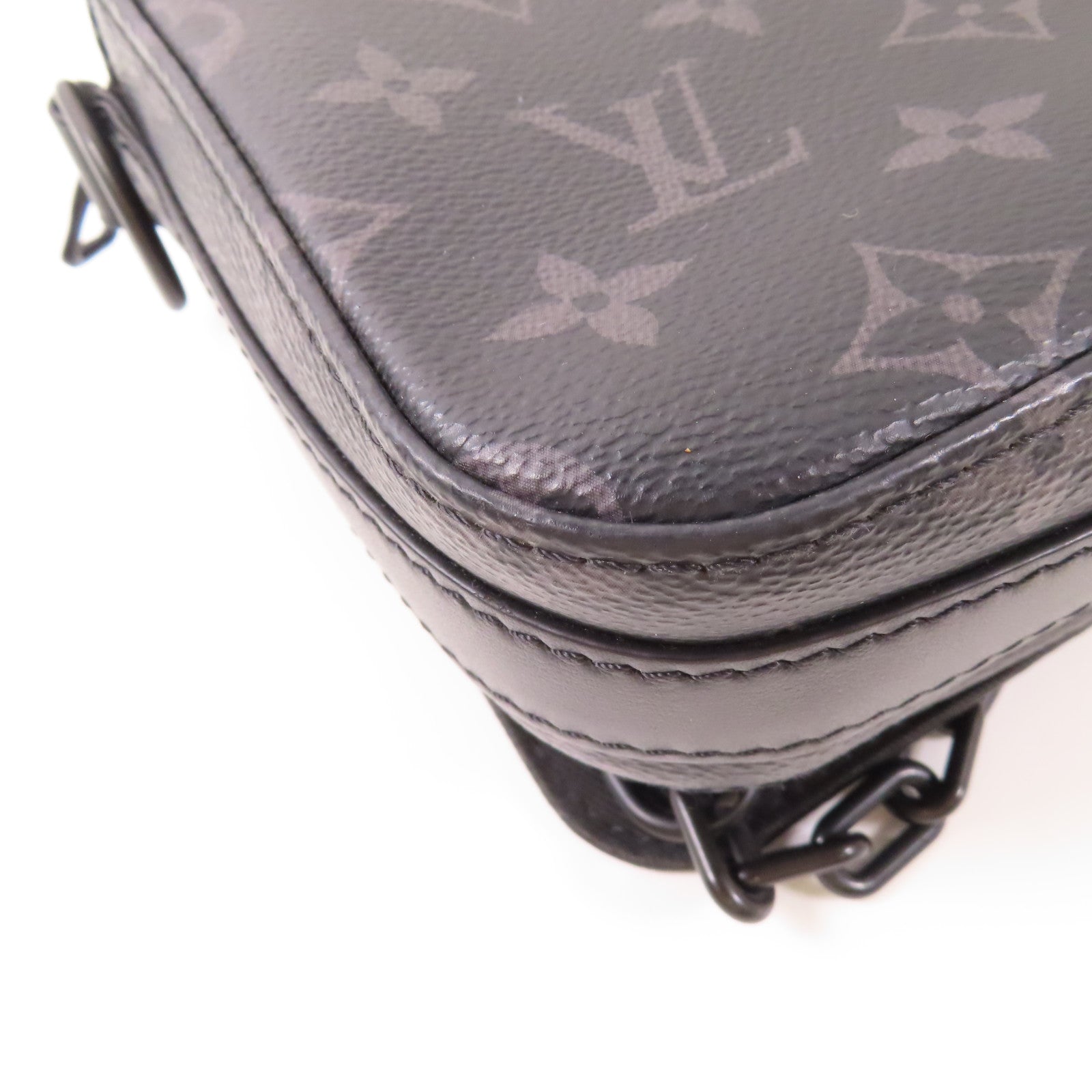 LOUIS VUITTON Monogram Eclipse Steamer肩背袋